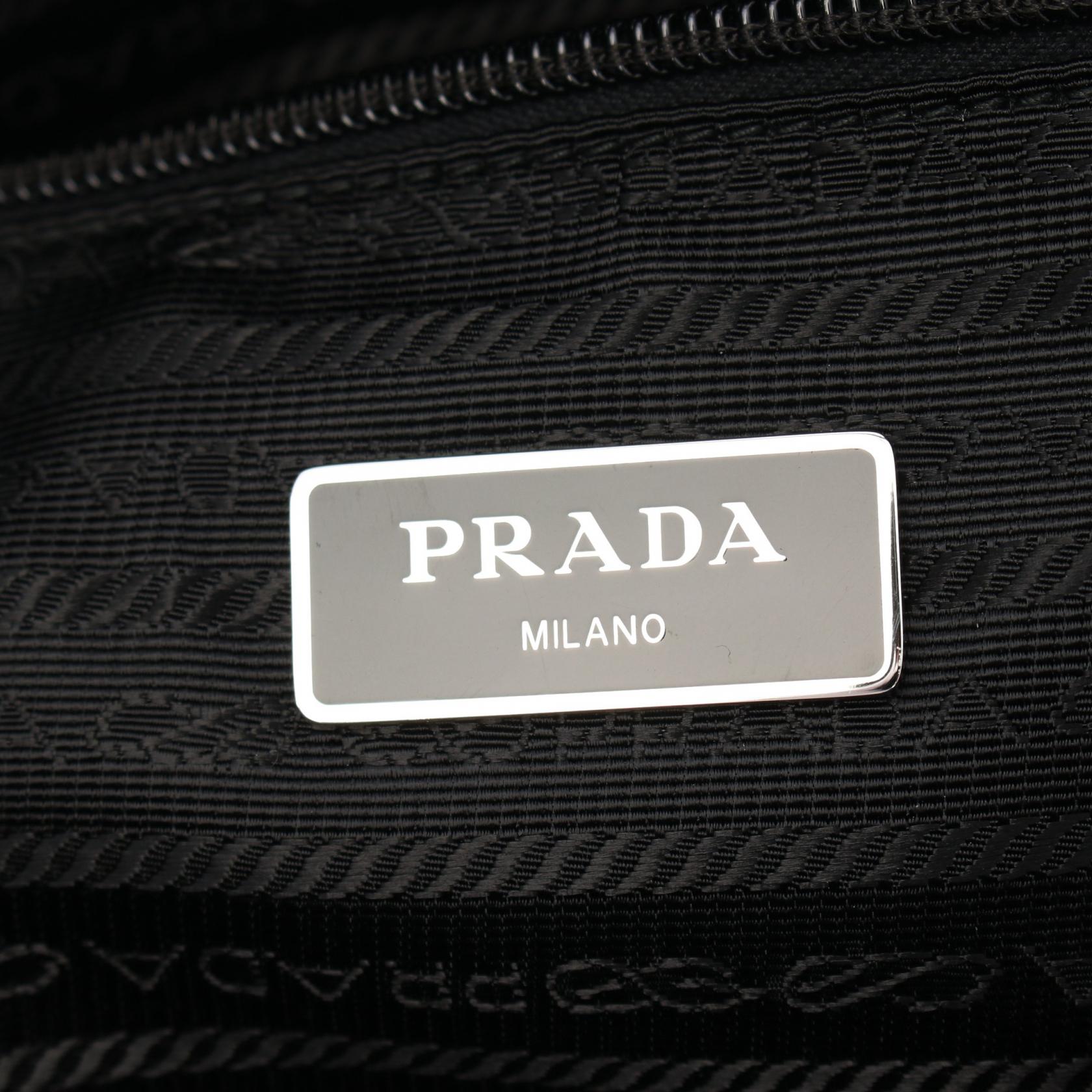 Prada Nylon Leather Tote Bag 1BG052OOWR064F0002