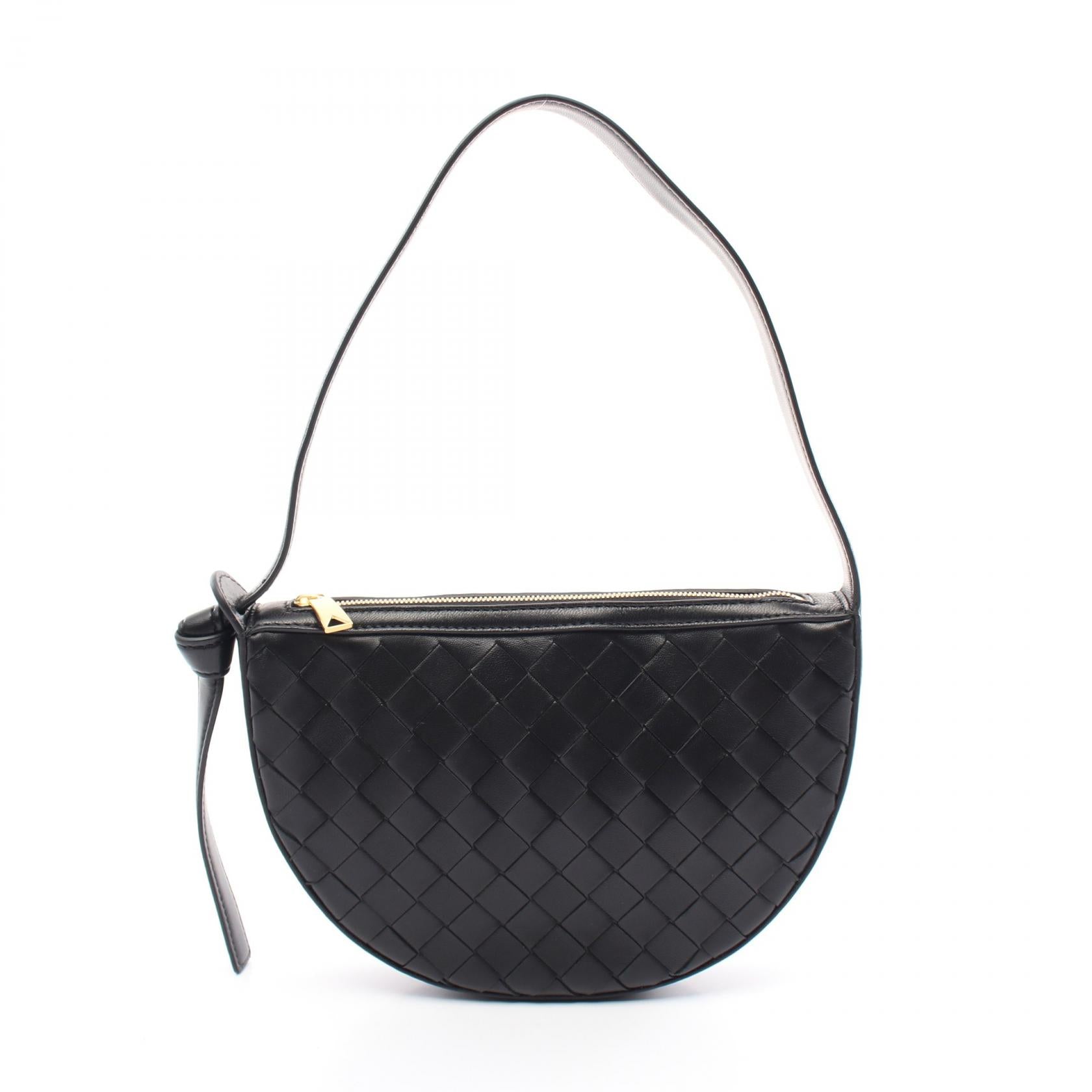 Bottega Veneta Mini Sunrise Leather Shoulder Bag