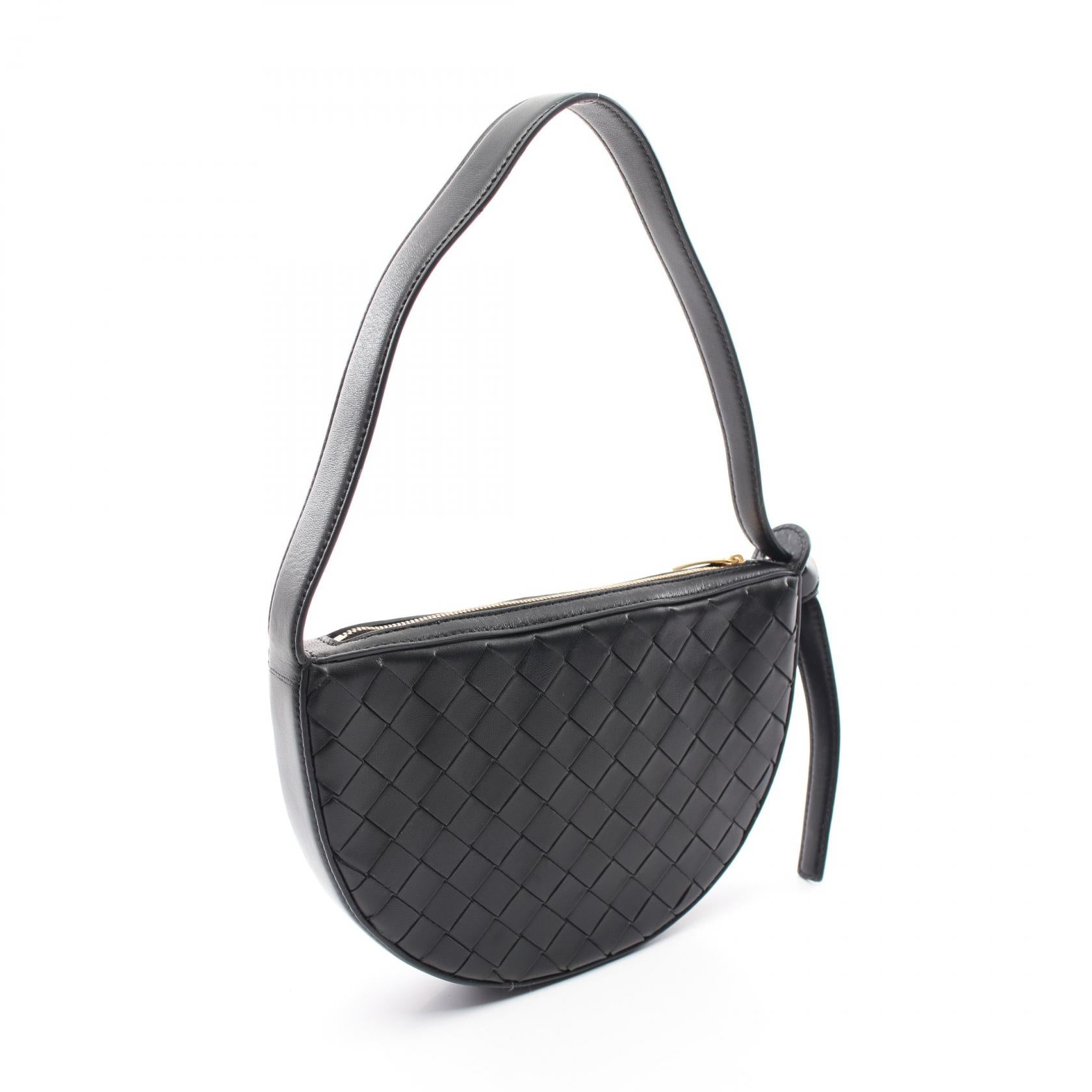 Bottega Veneta Mini Sunrise Leather Shoulder Bag