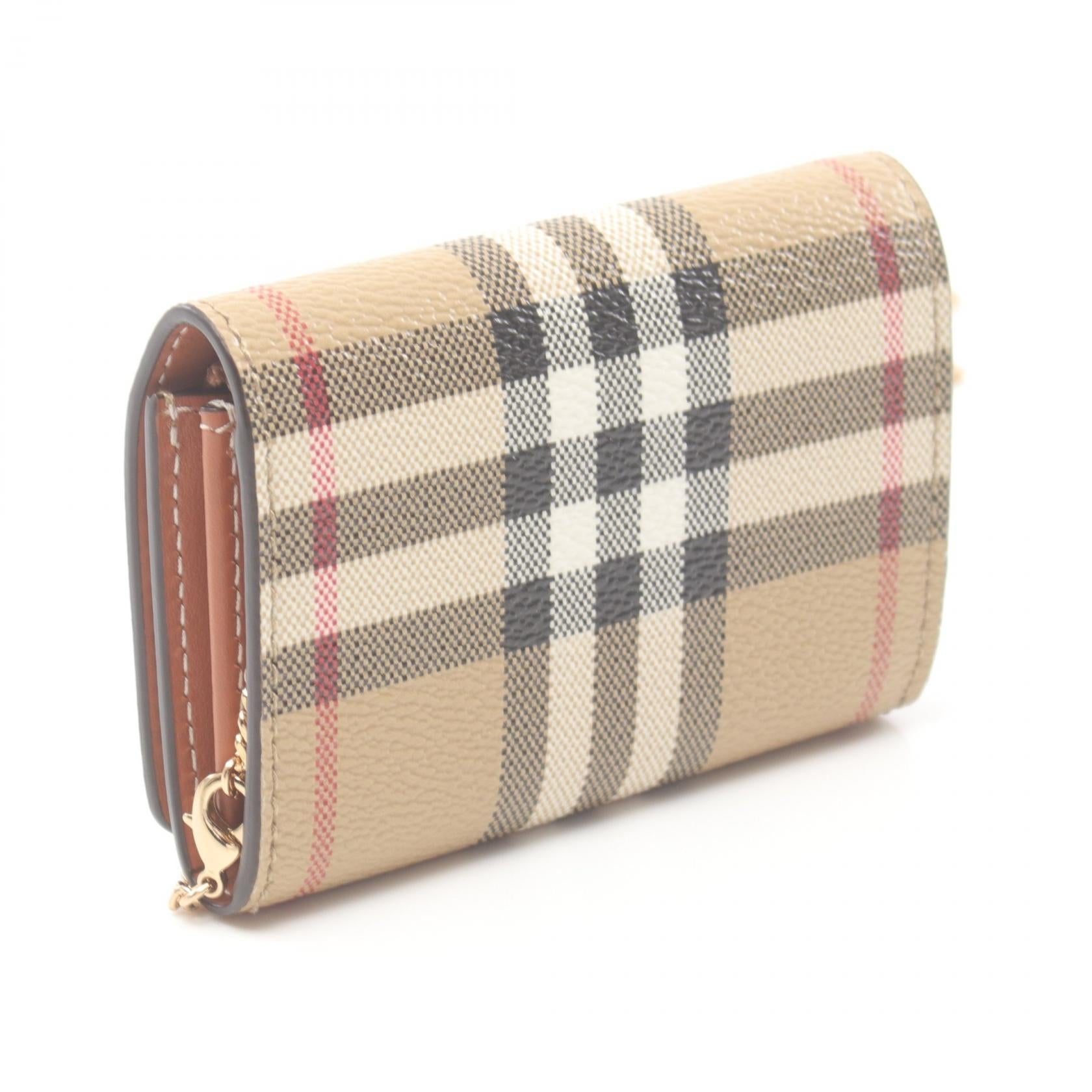 Burberry Vintage Check Coin Case Wallet