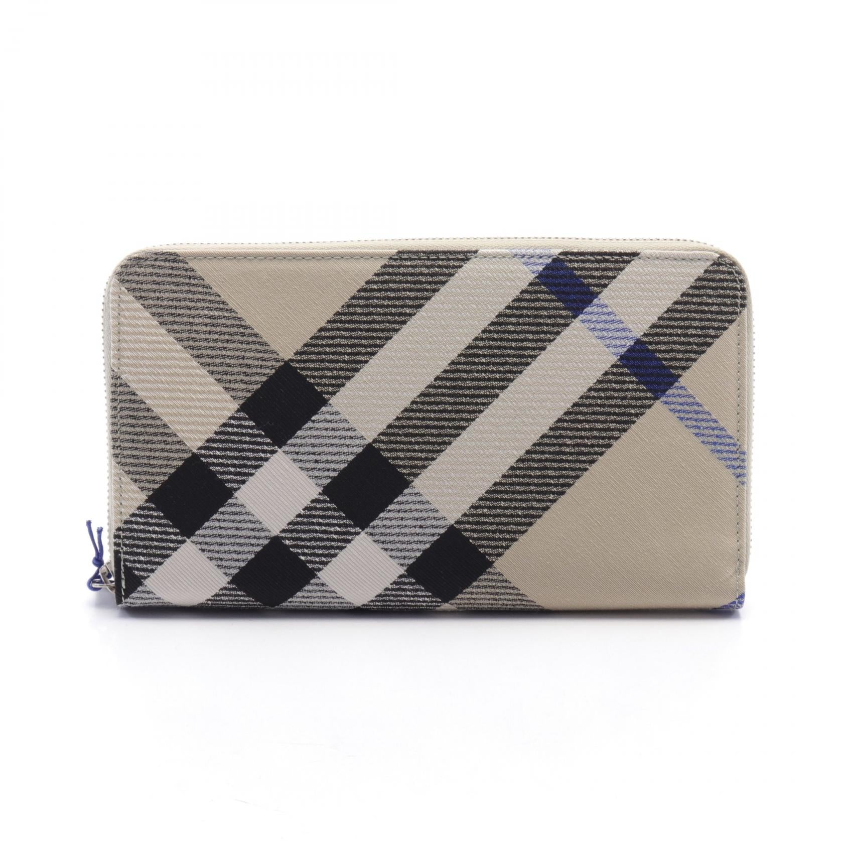 Burberry Canvas Round Long Wallet 8087323