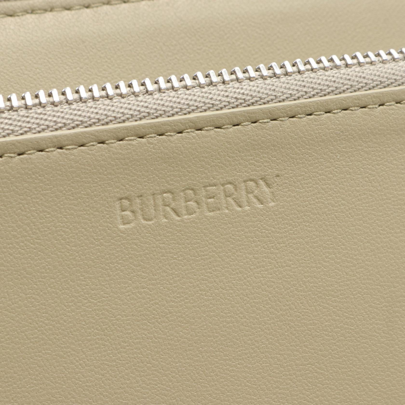 Burberry Canvas Round Long Wallet 8087323