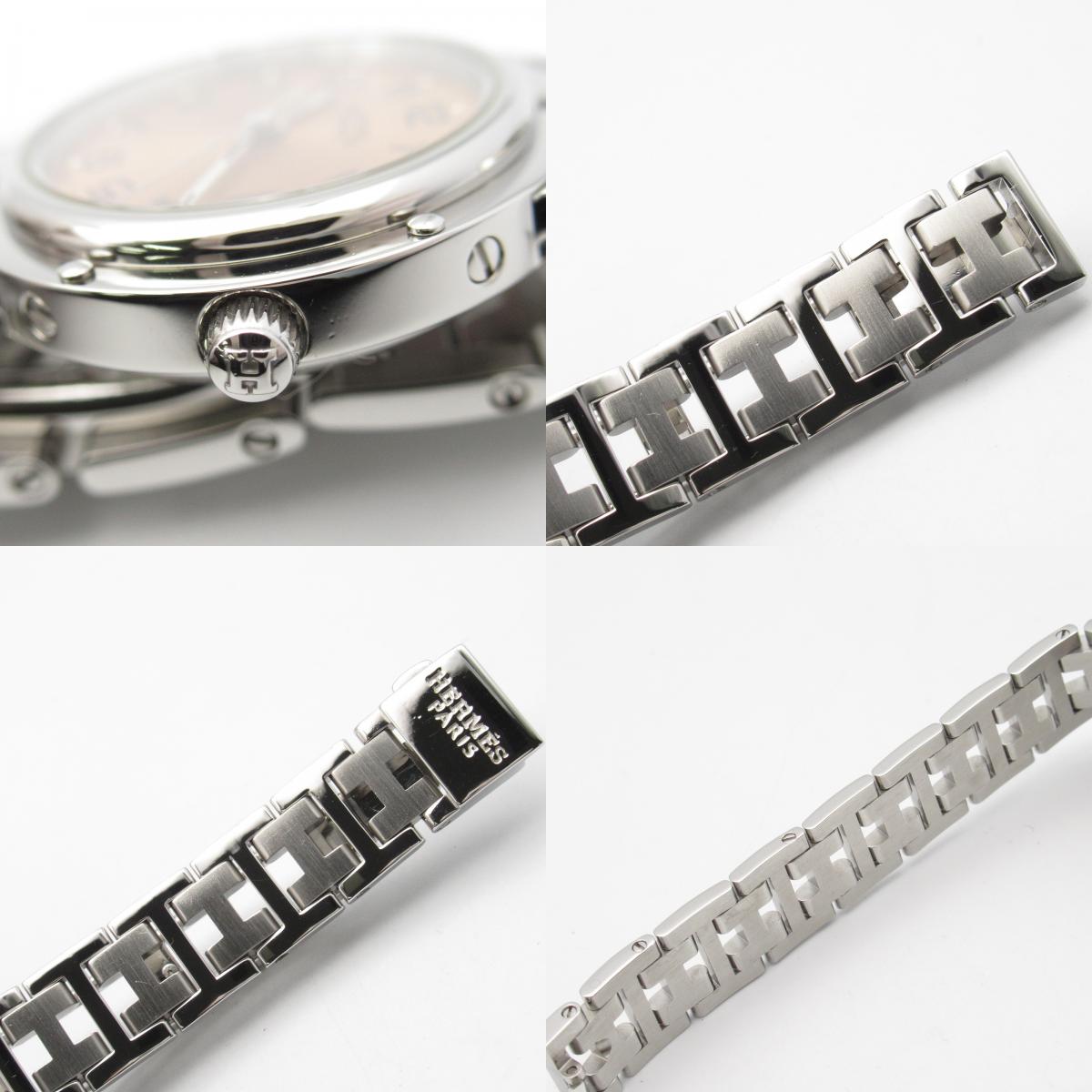 Hermes Clipper Stainless Steel Watch CL4.210