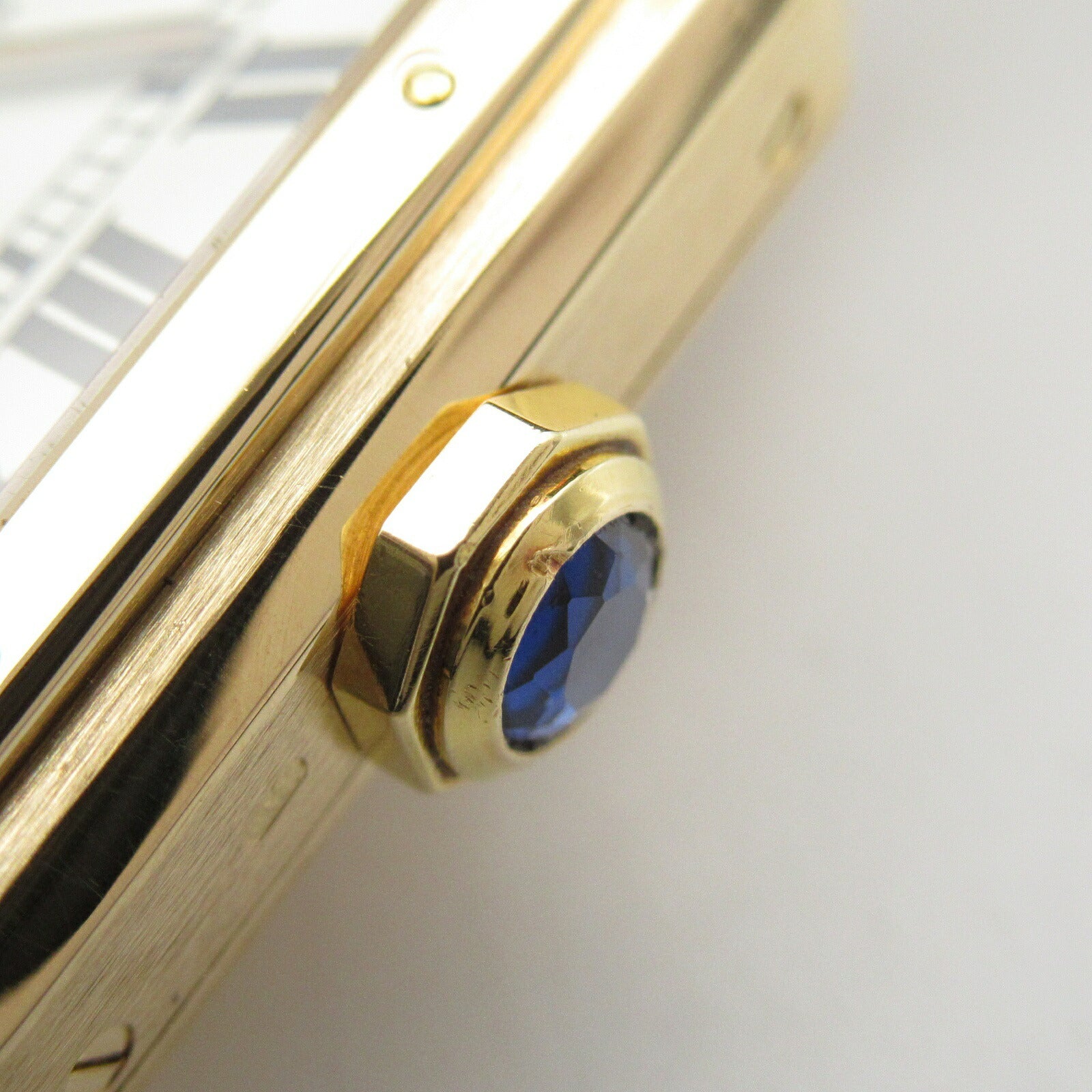 Cartier Santos Dumont Watch Yellow Gold Leather