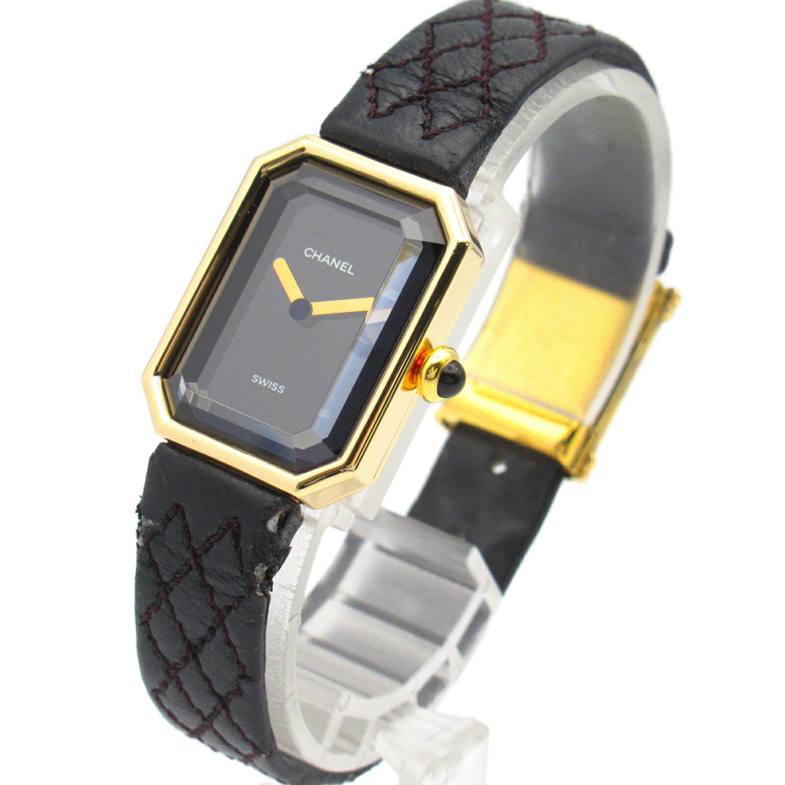 Chanel Premiere Watch K18 Yellow Gold Leather