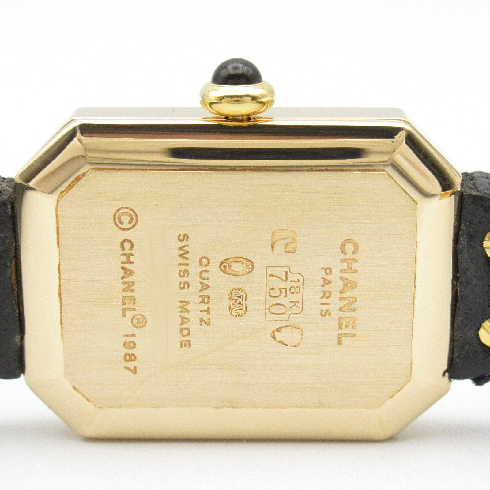 Chanel Premiere Watch K18 Yellow Gold Leather