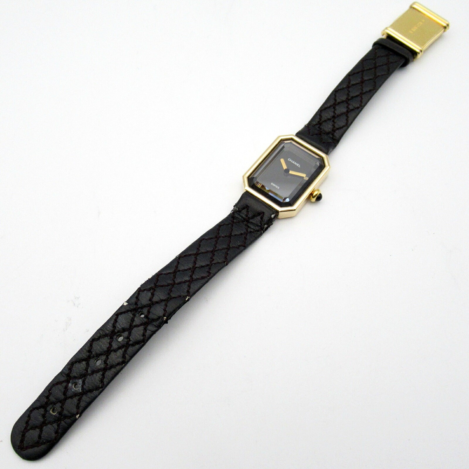 Chanel Premiere Watch K18 Yellow Gold Leather