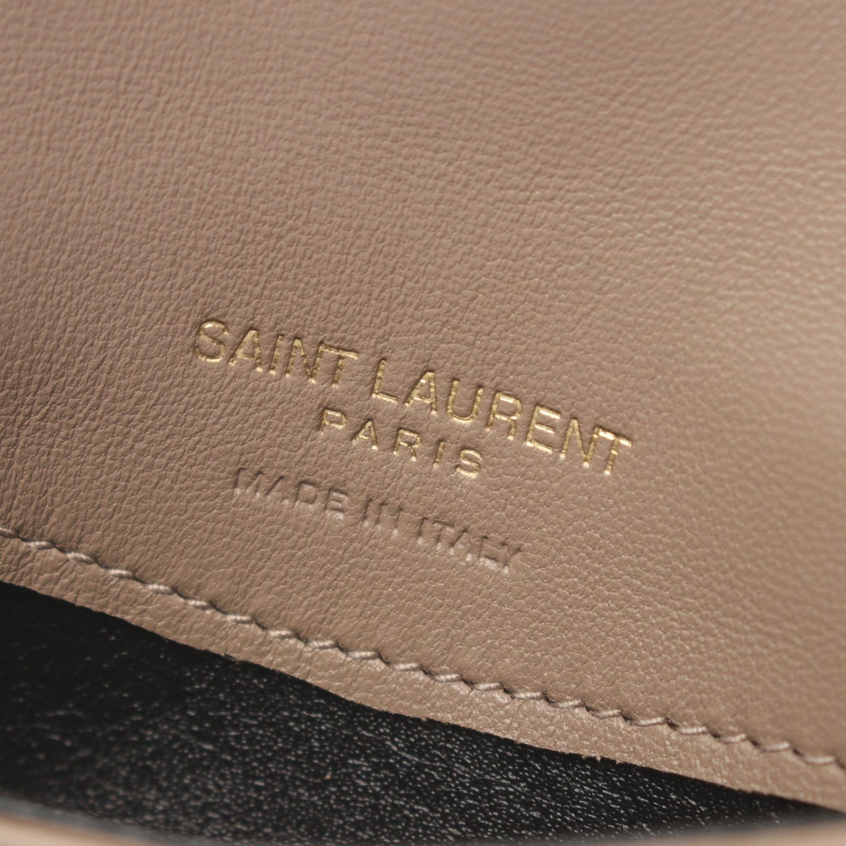 Saint Laurent Monogram Leather Card Case