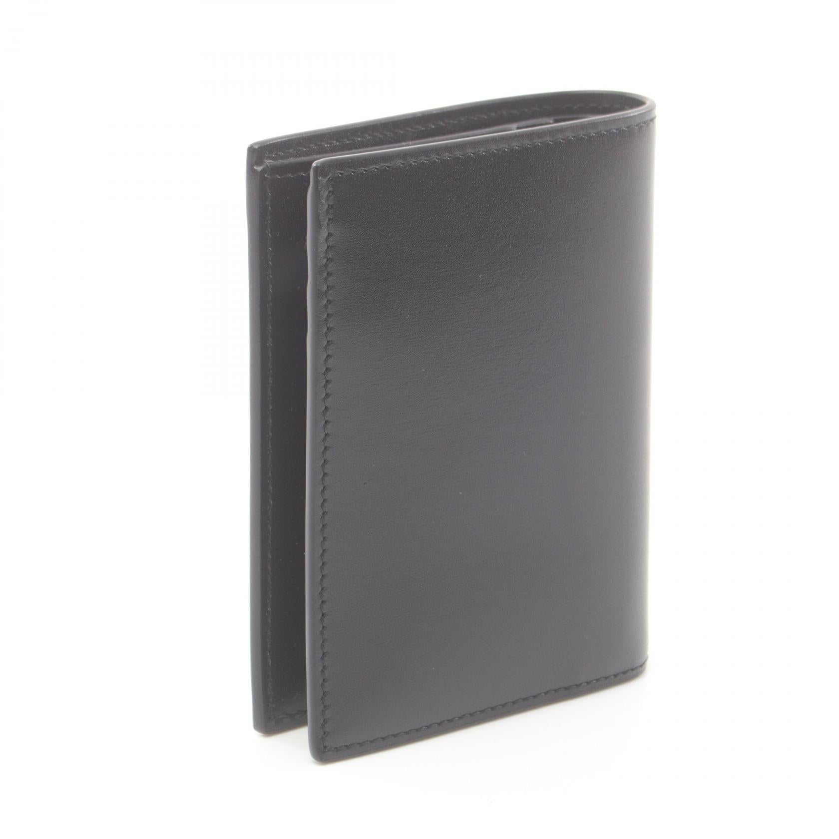 Yves Saint Laurent Cassandra Leather Wallet Black