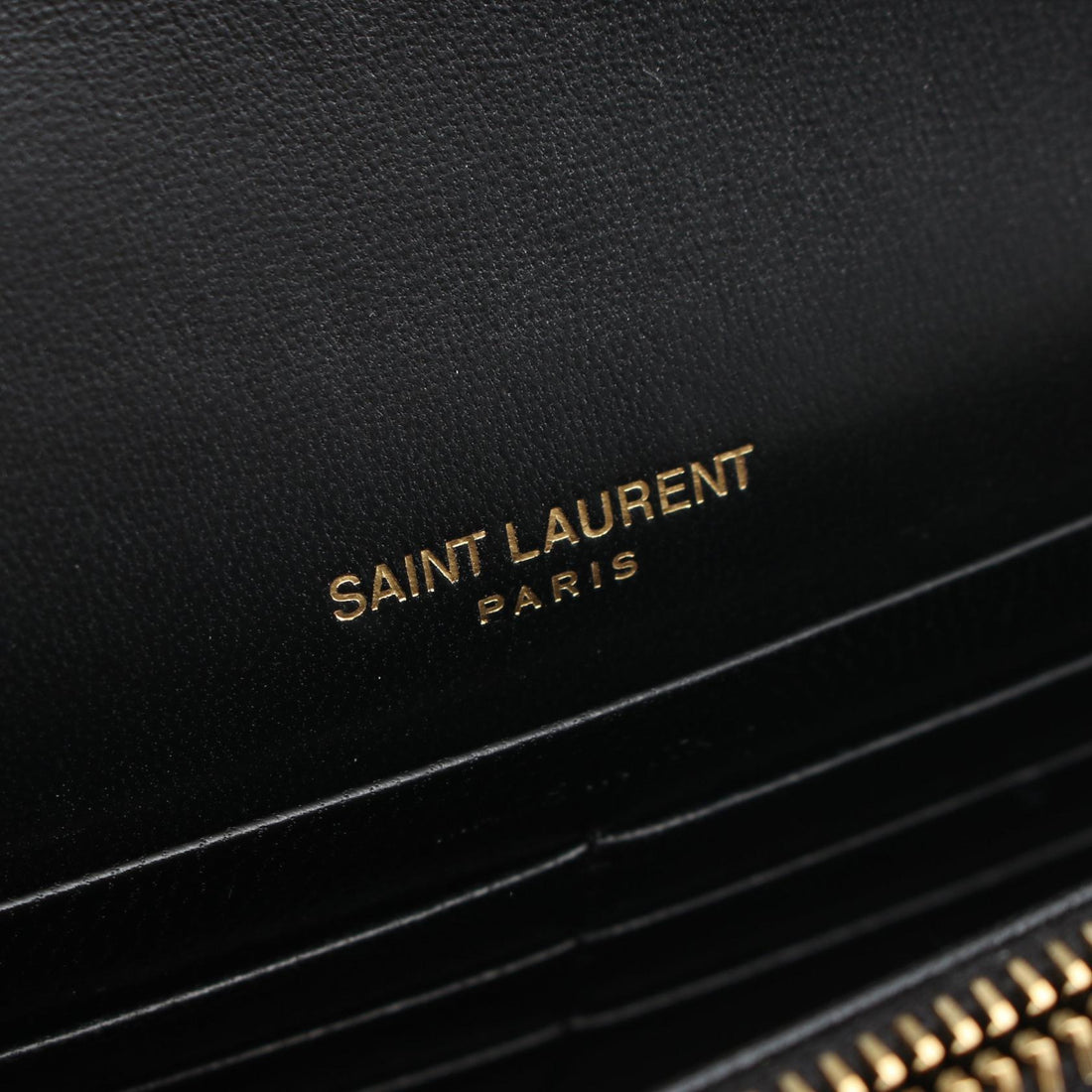 Saint Laurent Cassandra Leather Shoulder Bag Black