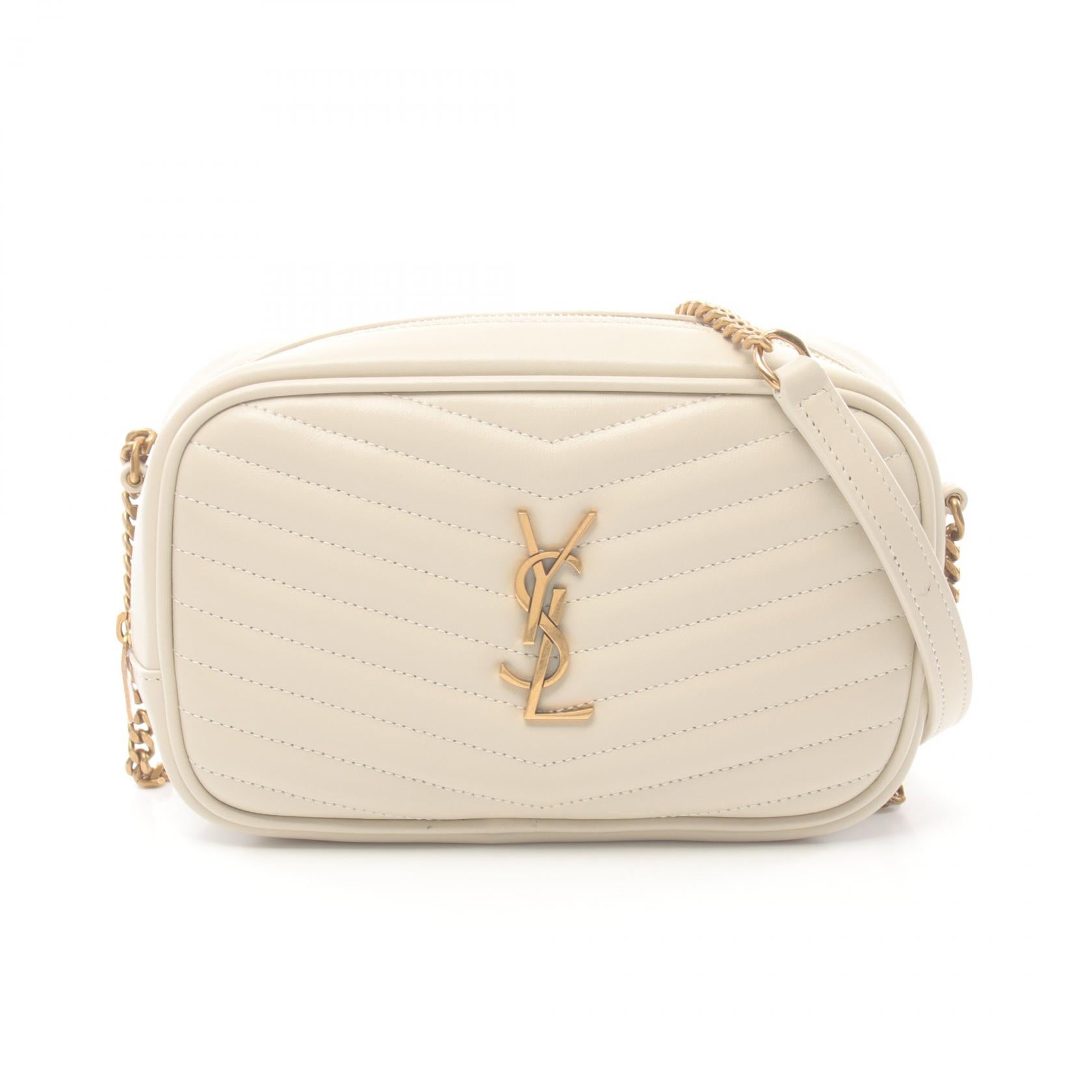 Saint Laurent Lou Mini Leather Shoulder Bag