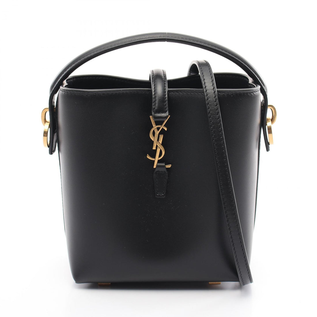 Saint Laurent LE 37 Mini Leather Handbag Black