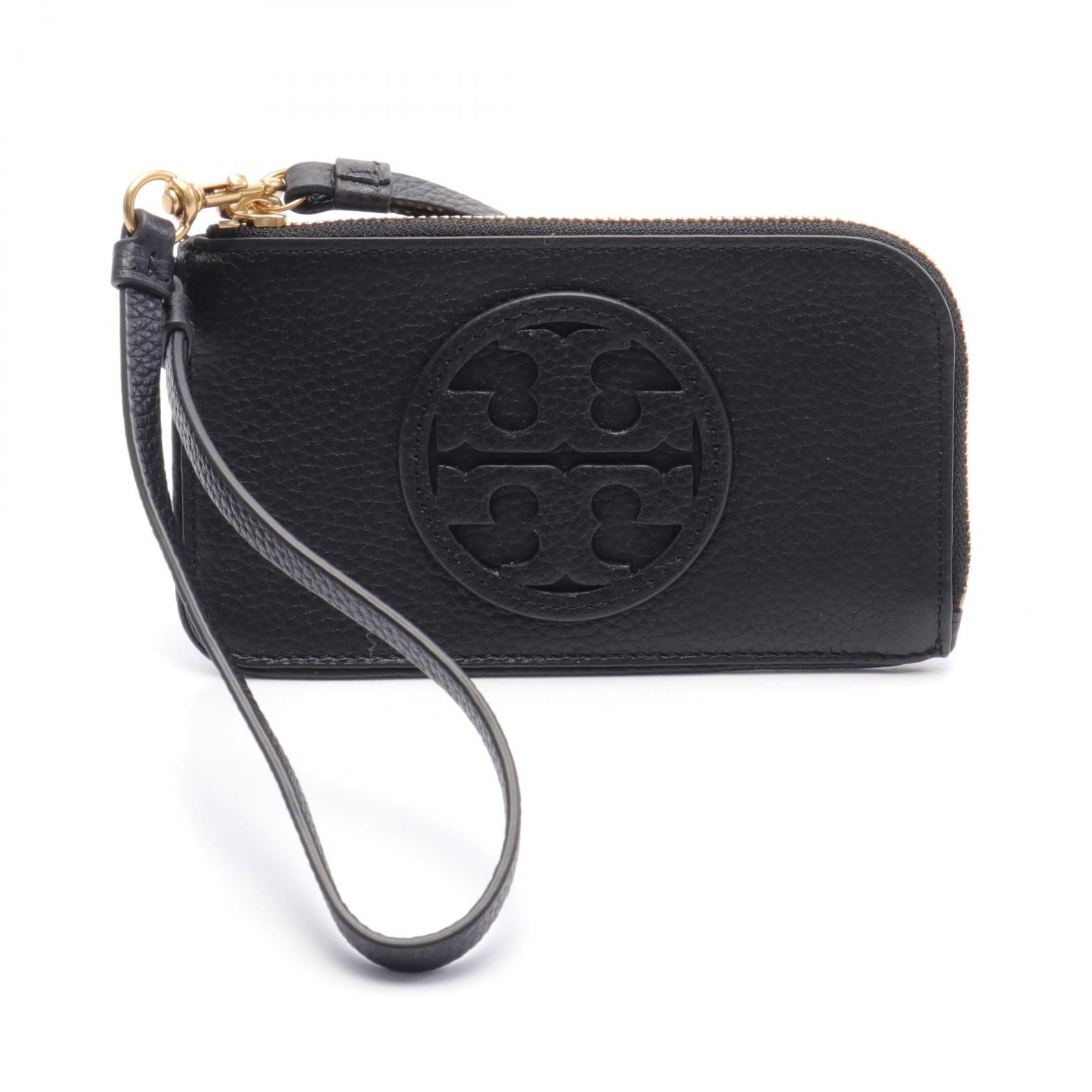 Tory Burch Miller Zip Card Case Leather