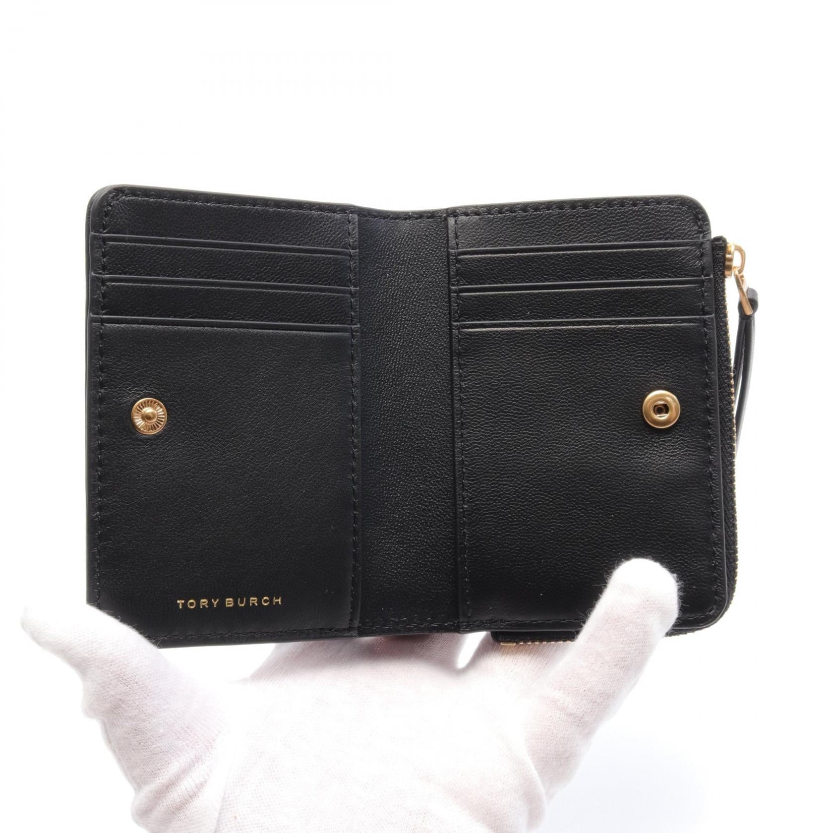 Tory Burch KIRA Leather Wallet Black