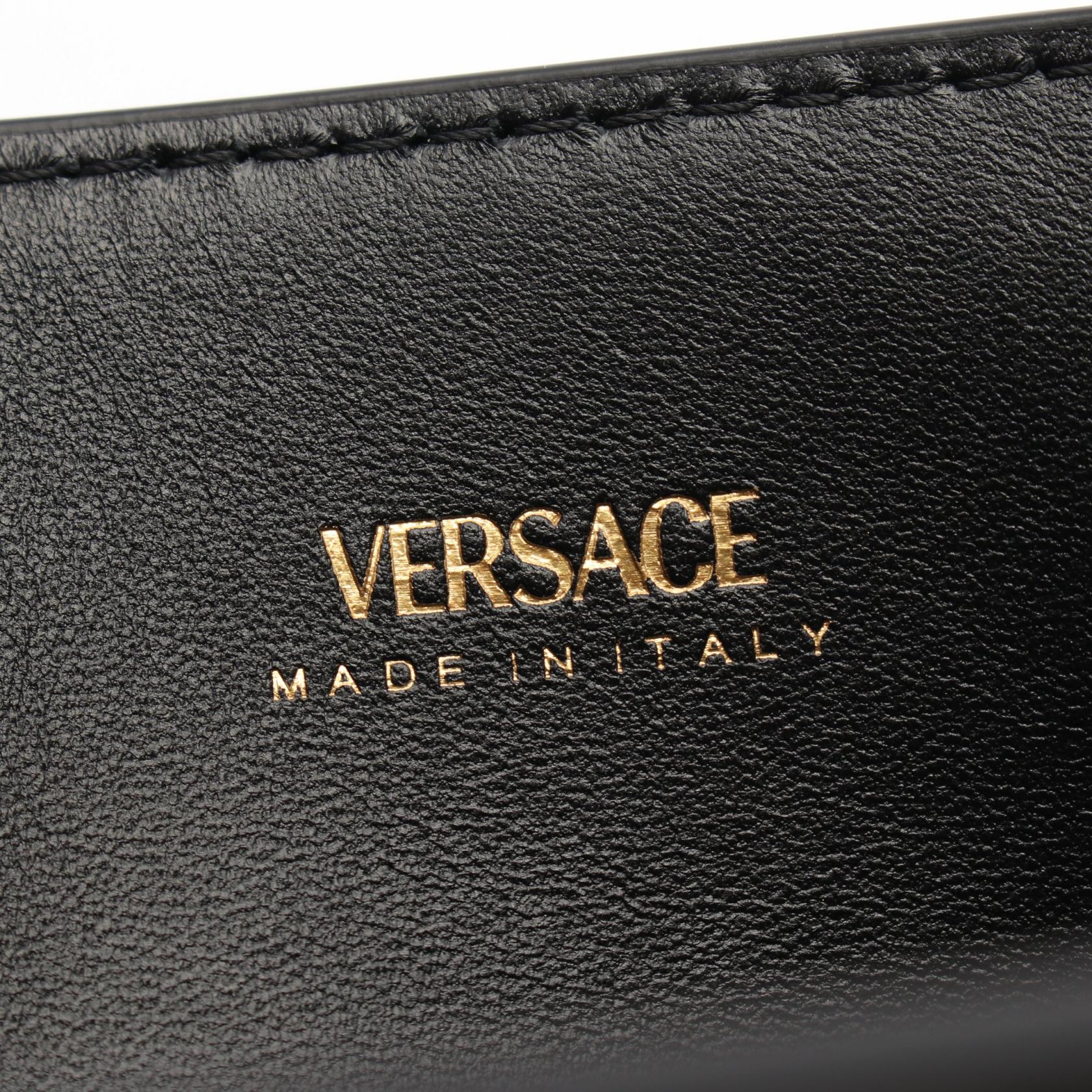 Versace Medusa '95 Small Leather Tote Bag