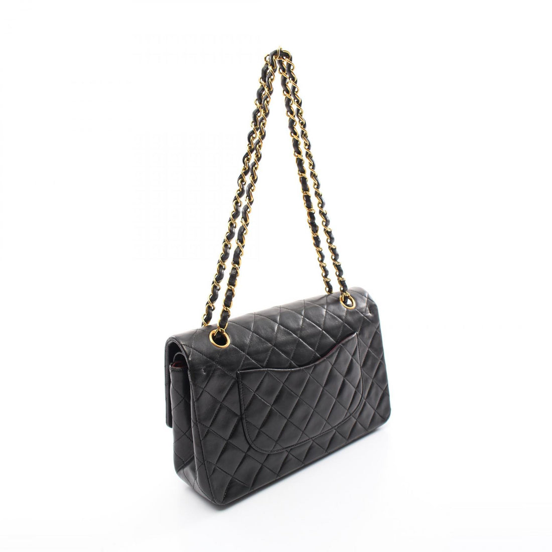 Chanel Matelasse W Flap Lambskin Shoulder Bag