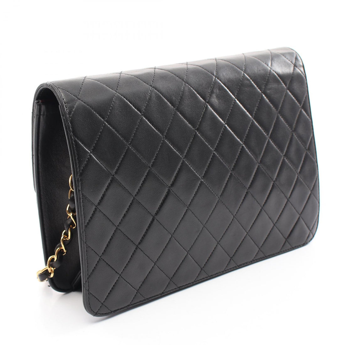 Chanel Matelasse Lambskin Shoulder Bag Black