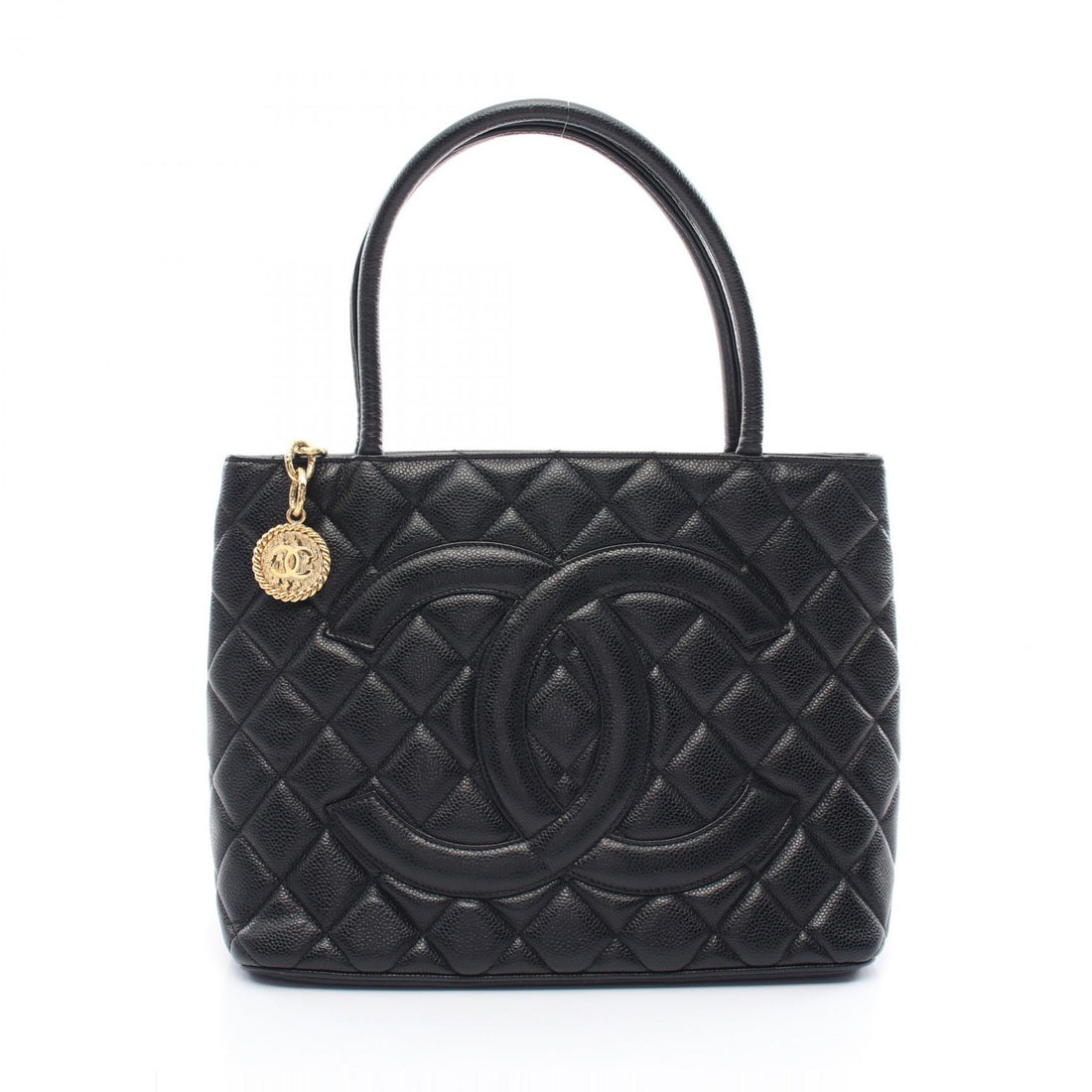 Chanel Caviar Skin Tote Bag Black A01804