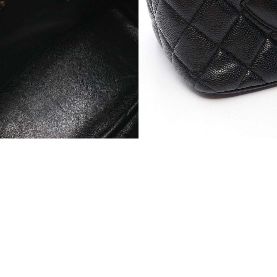 Chanel Caviar Skin Tote Bag Black A01804