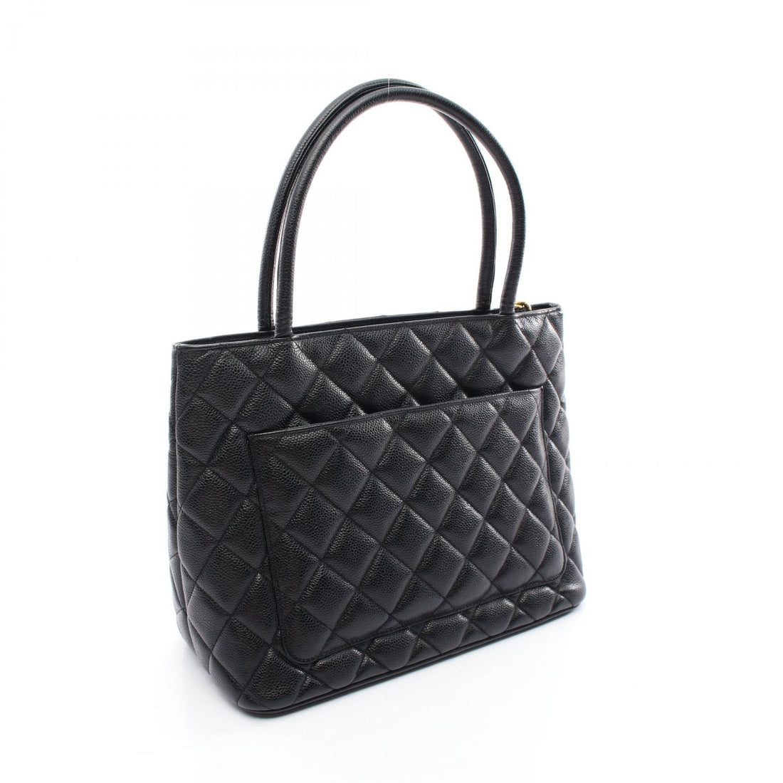 Chanel Caviar Skin Tote Bag Black A01804