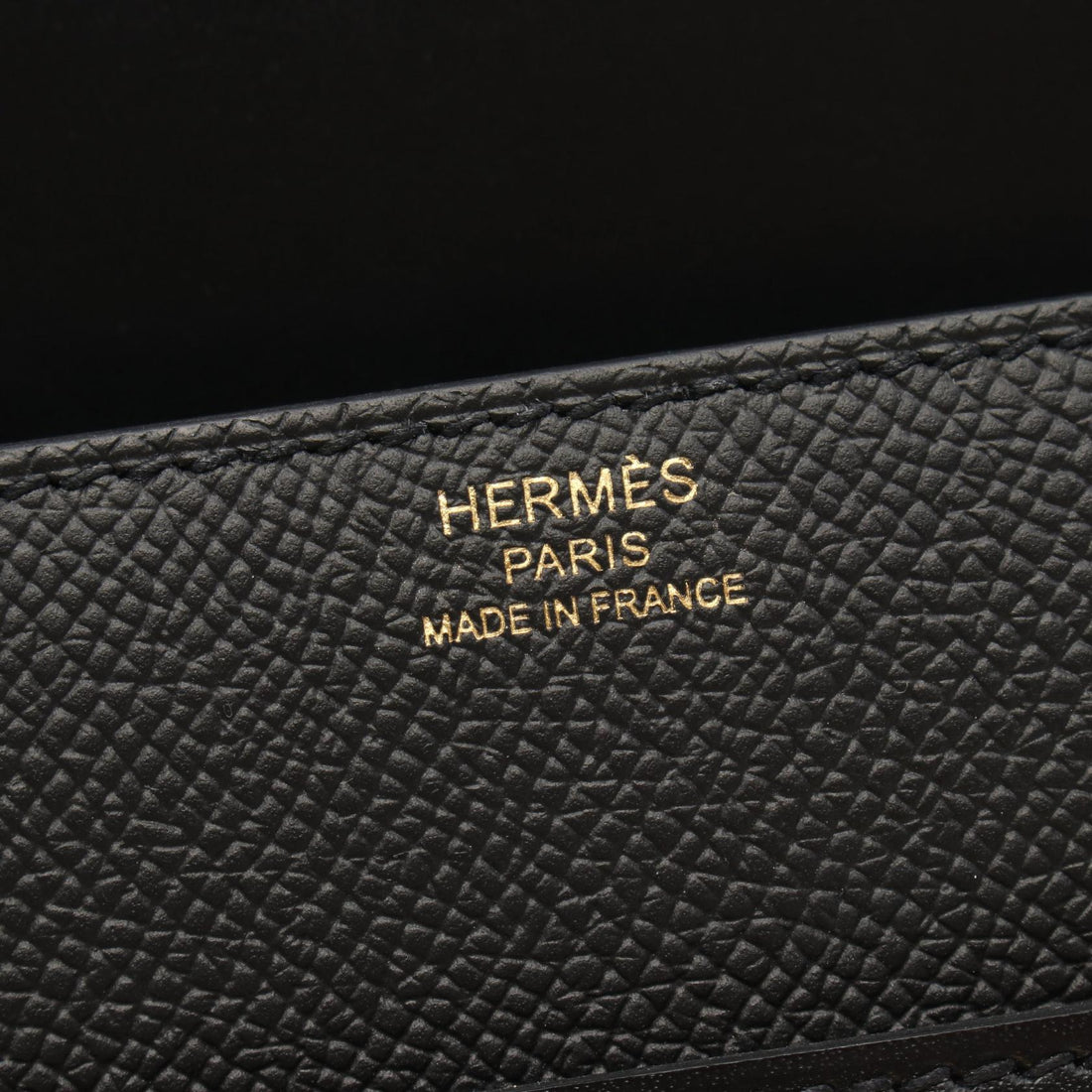 Hermes Sac a Bar 24 Shoulder Bag Black Leather