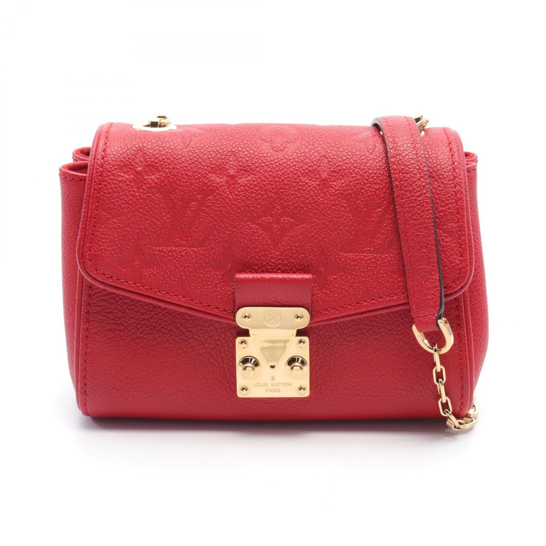 Louis Vuitton Saint Germain BB Empreinte Shoulder Bag Red