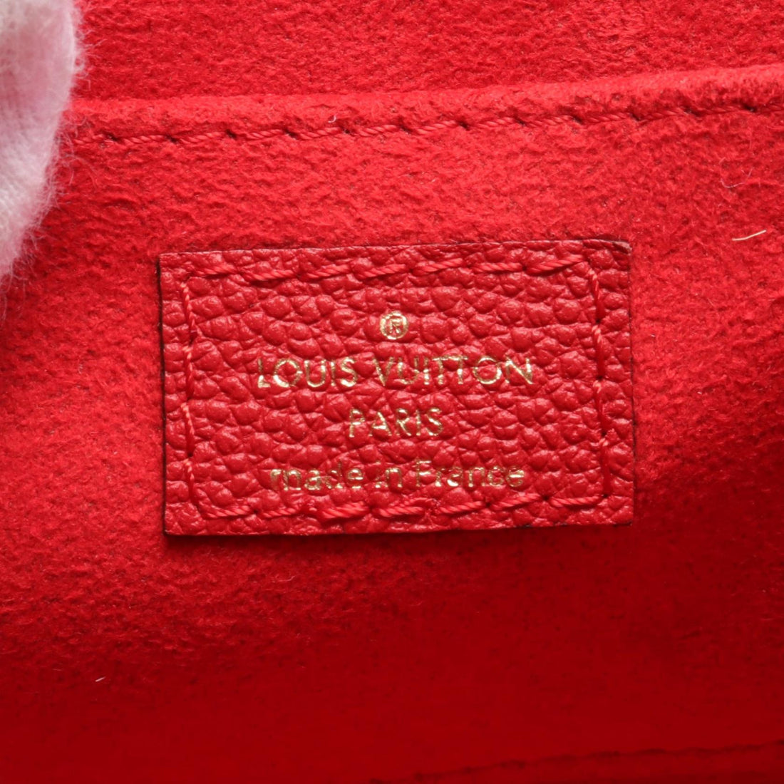 Louis Vuitton Saint Germain BB Empreinte Shoulder Bag Red