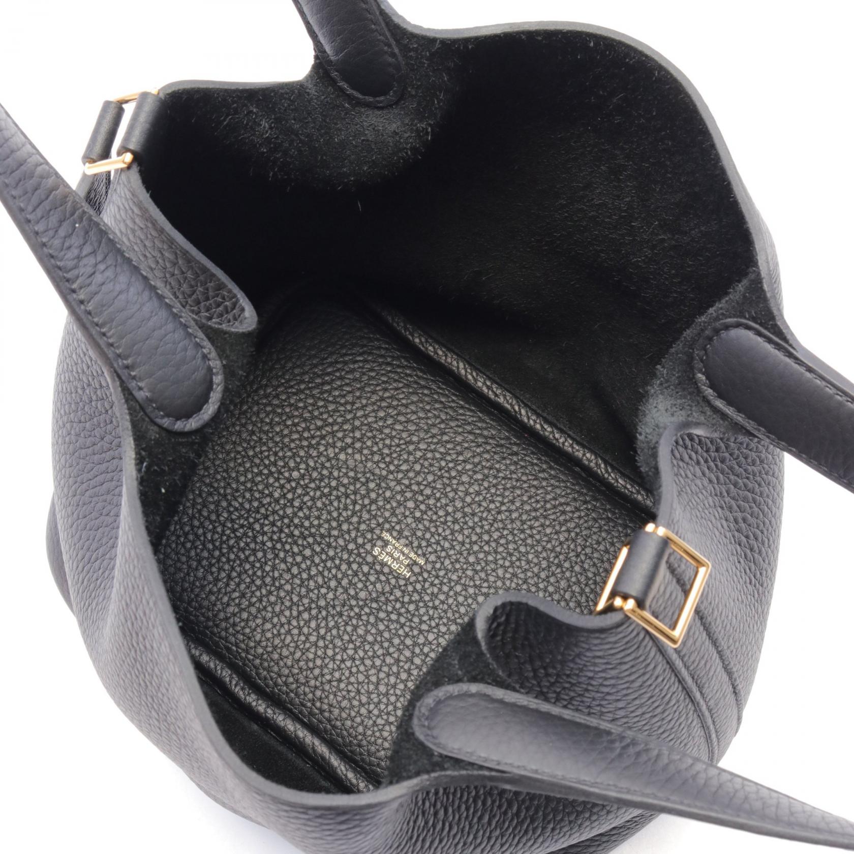 Hermes Picotin Lock PM Handbag Black