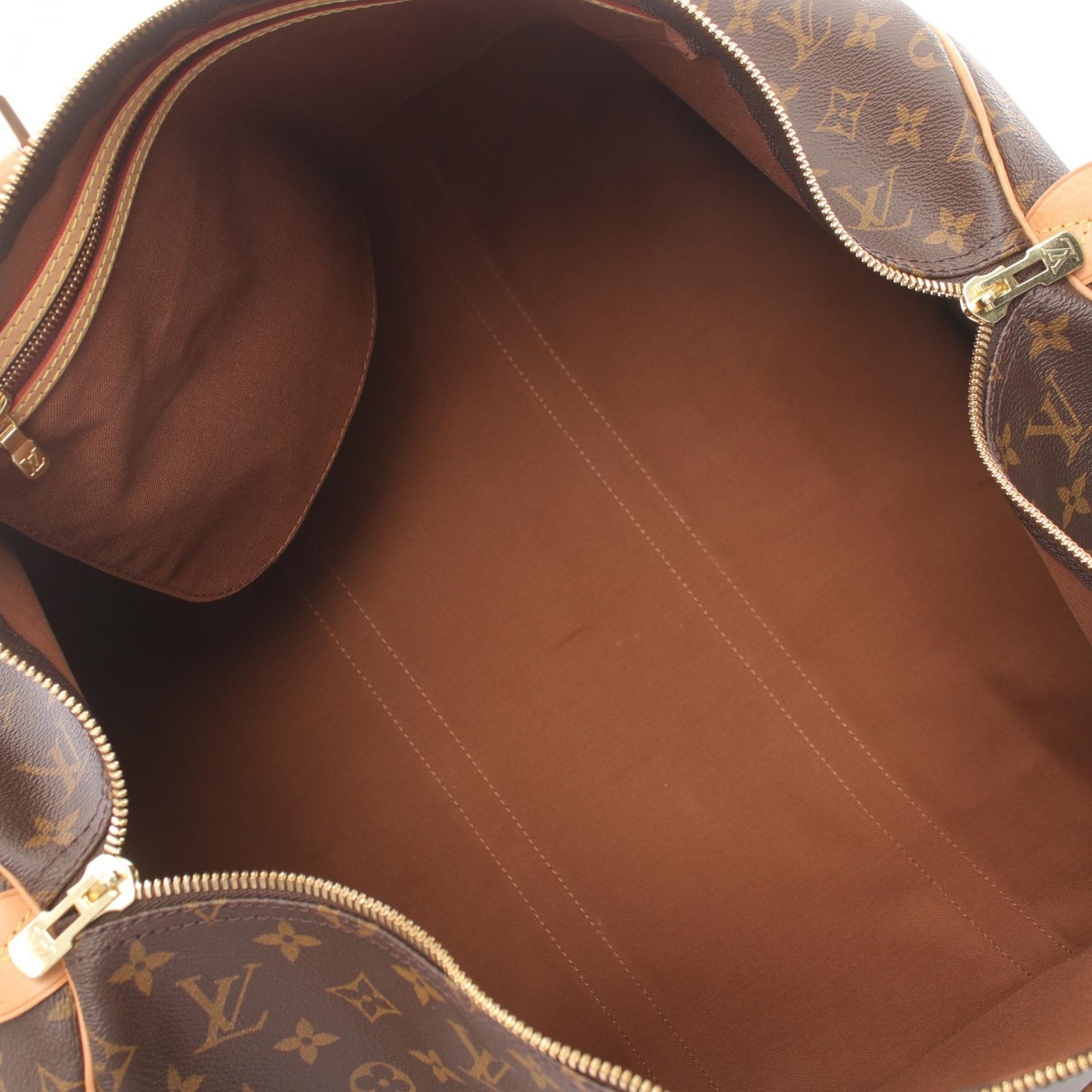 Louis Vuitton Keepall 55 Boston Bag Monogram