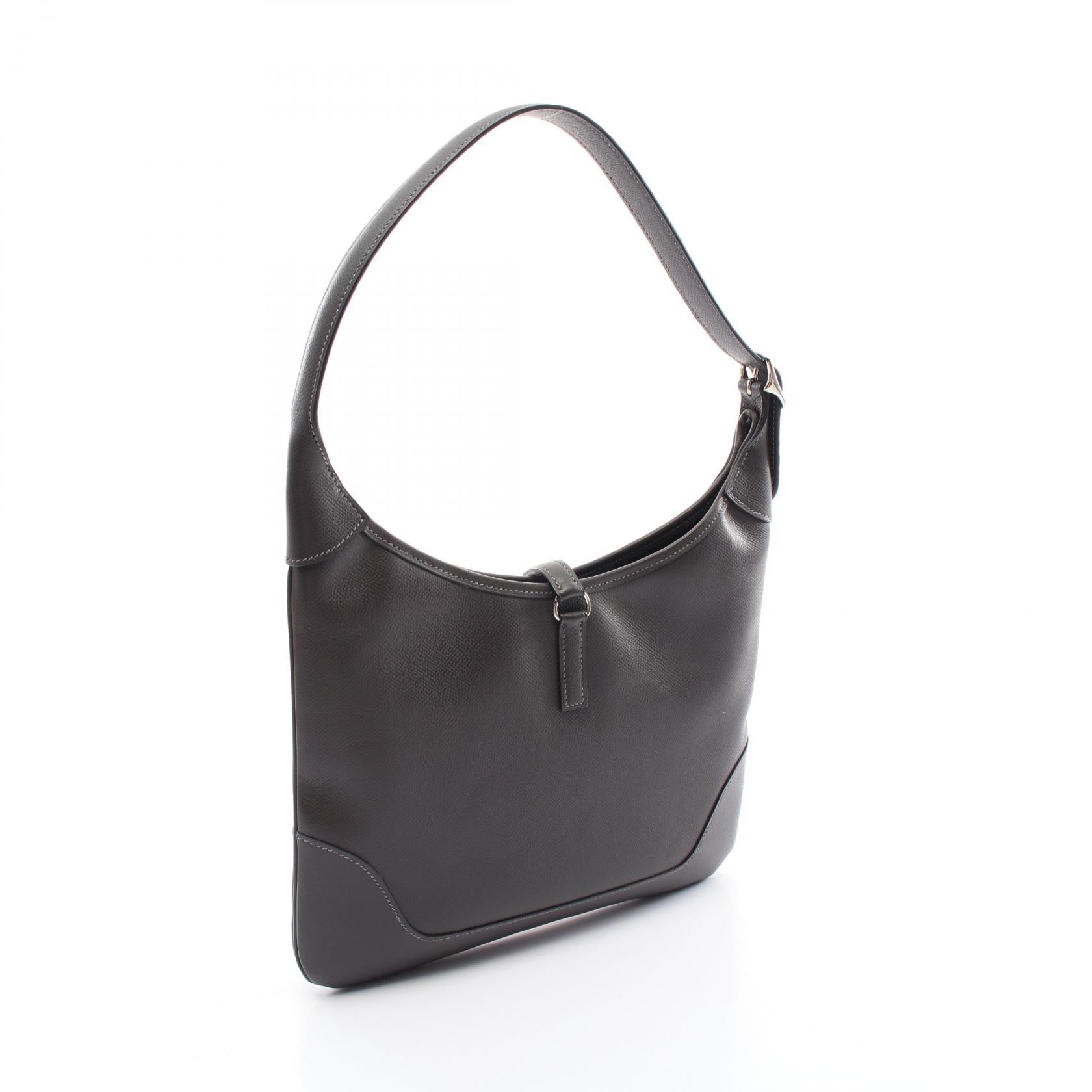 Hermes Trim 31 Graphite Shoulder Bag