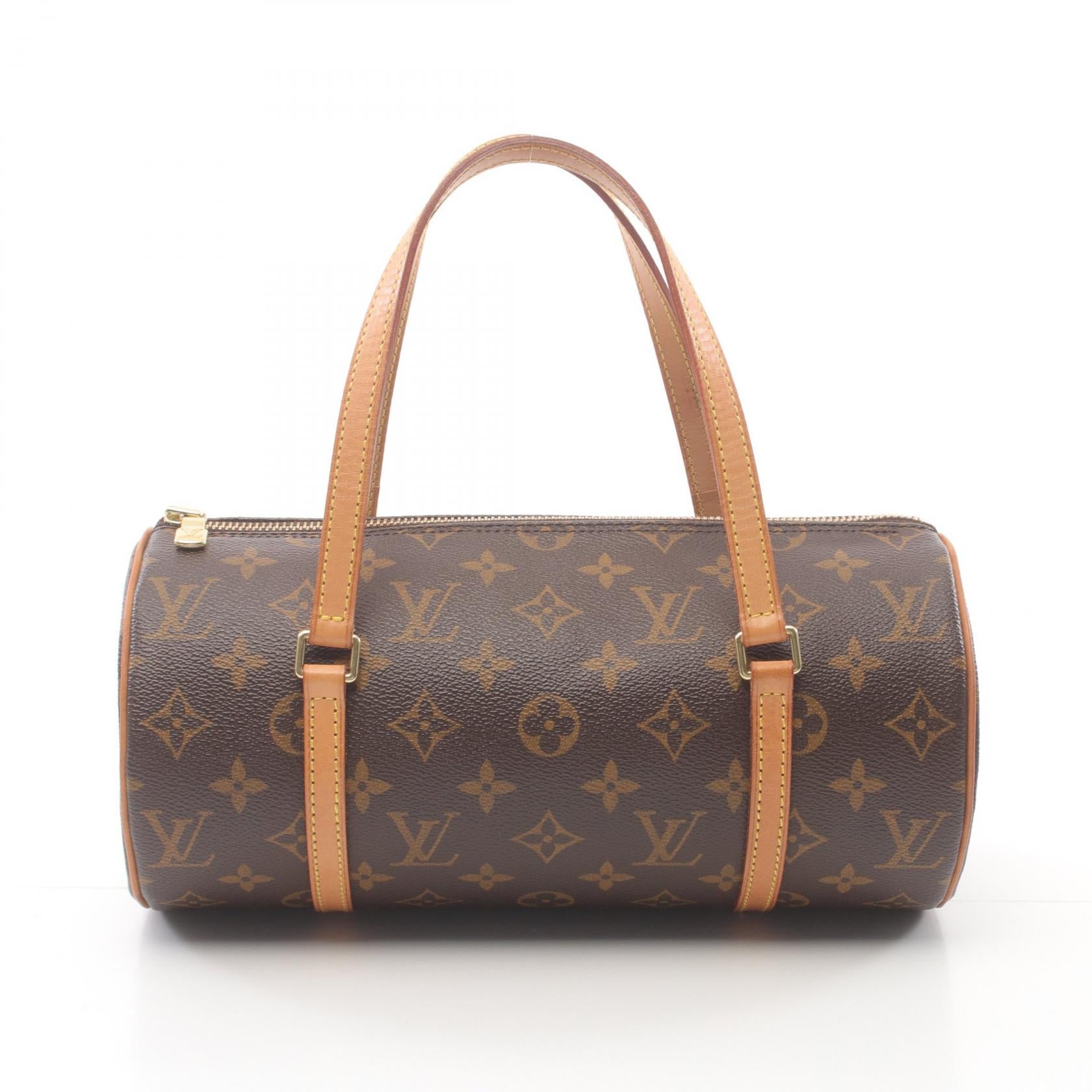 Louis Vuitton Papillon 26 Monogram Handbag Brown