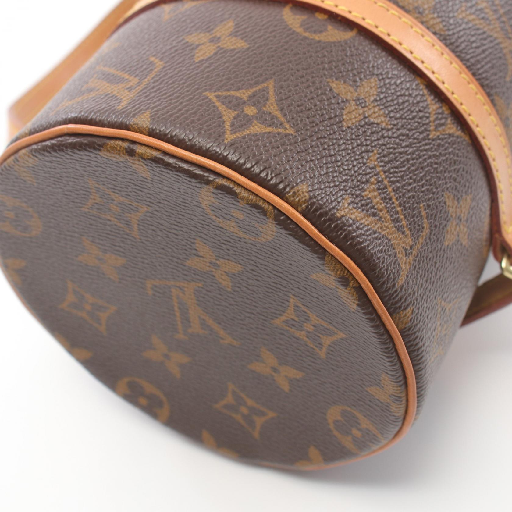 Louis Vuitton Papillon 26 Monogram Handbag Brown