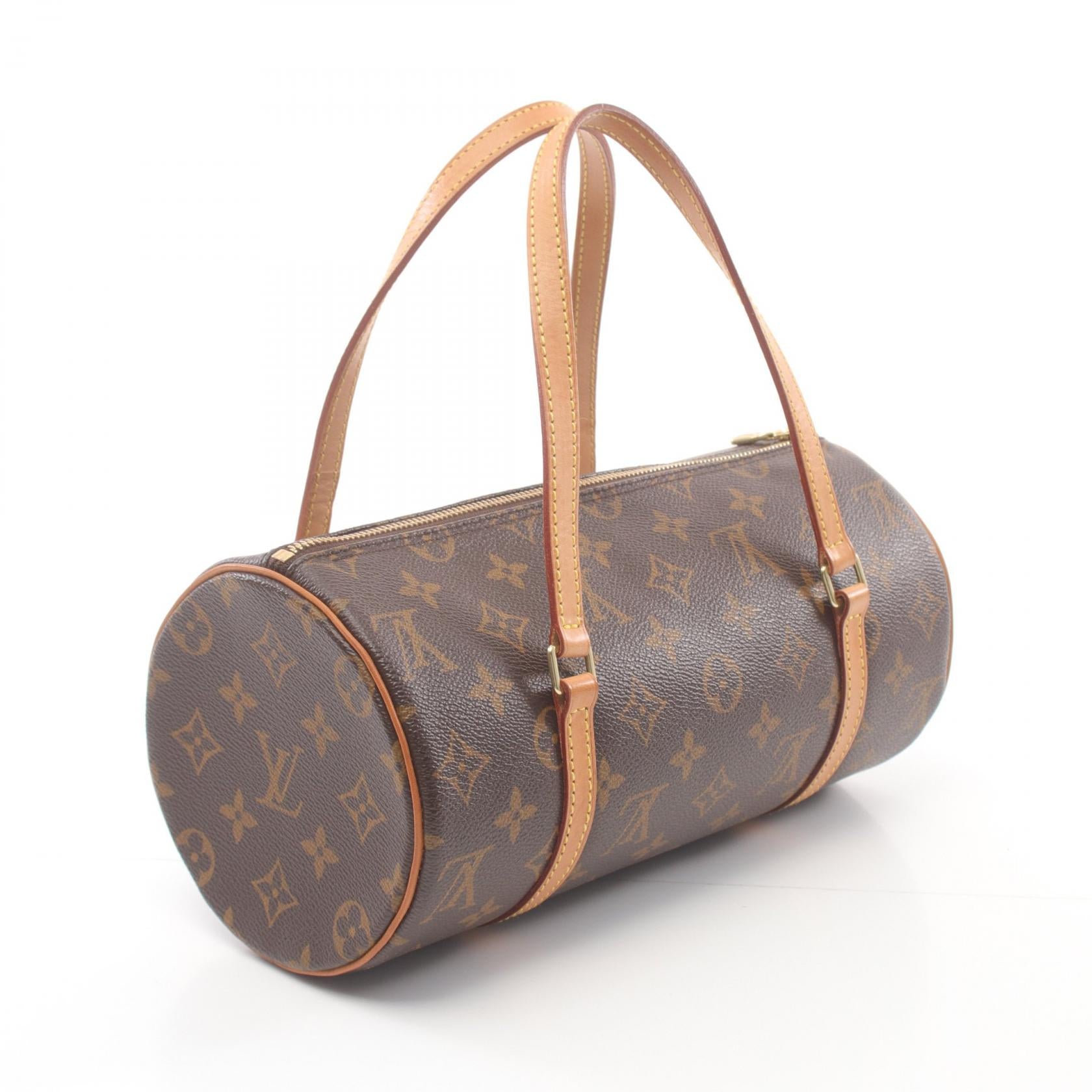 Louis Vuitton Papillon 26 Monogram Handbag Brown