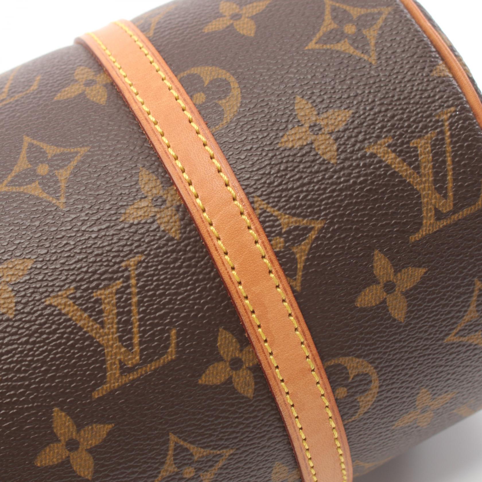 Louis Vuitton Papillon 26 Monogram Handbag Brown