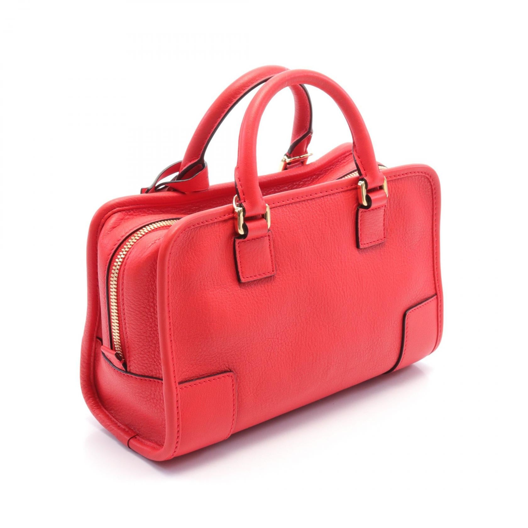 Loewe Leather Amazona 23 Handbag Red