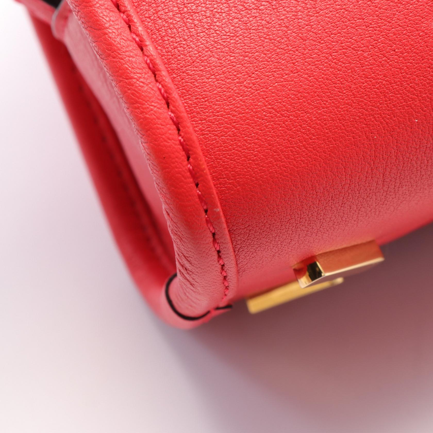 Loewe Leather Amazona 23 Handbag Red