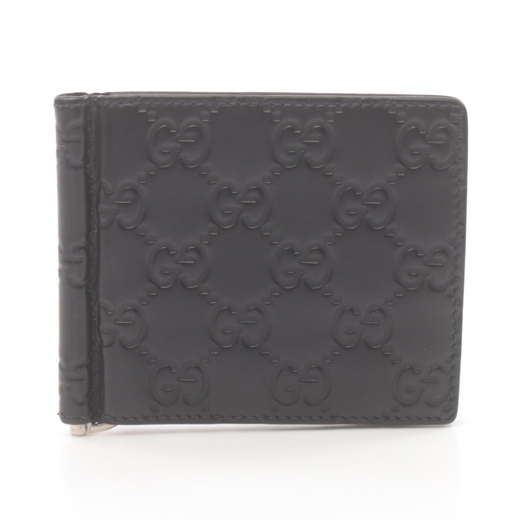 Gucci Leather Bifold Wallet Black