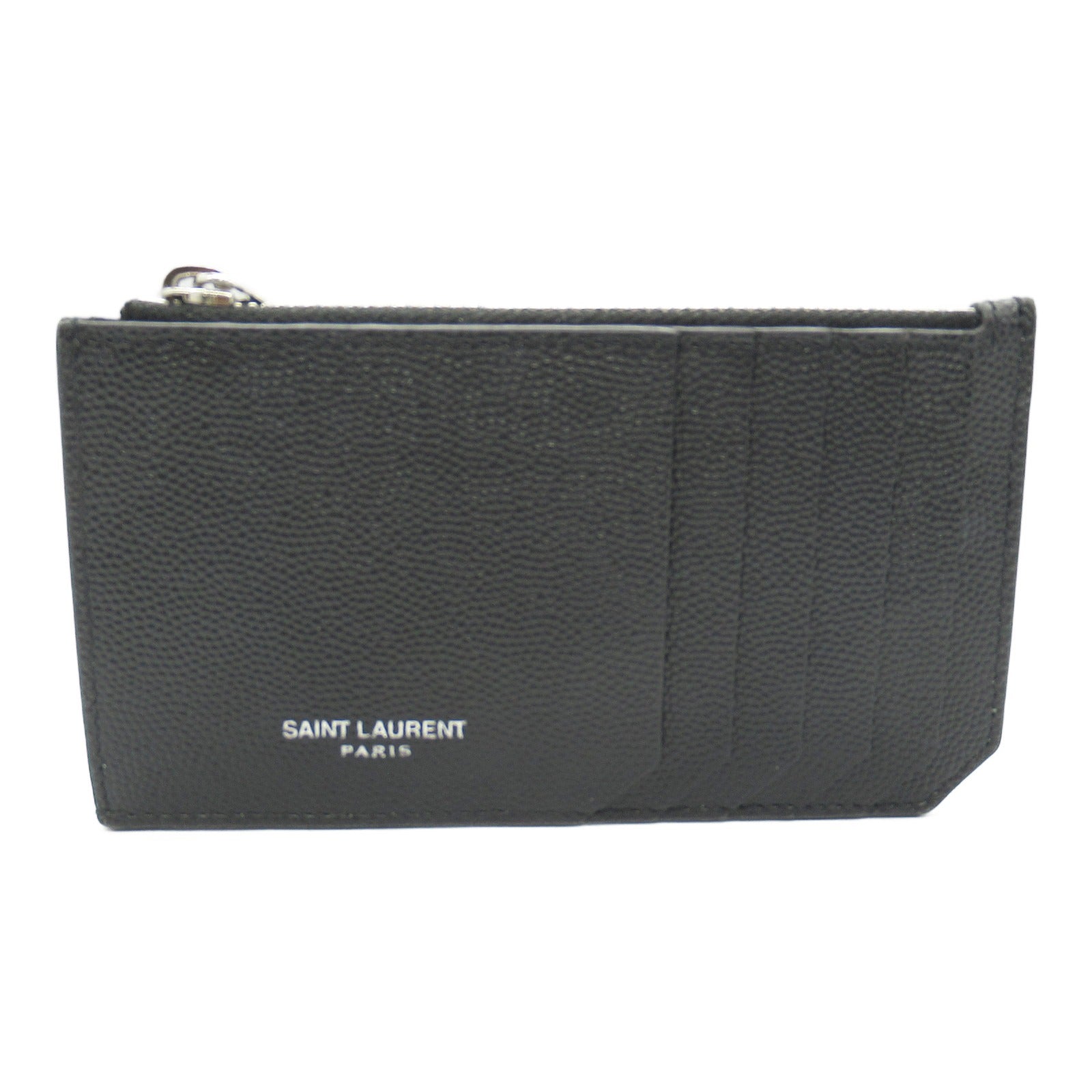 Yves Saint Laurent Leather Coin Card Holder Wallet