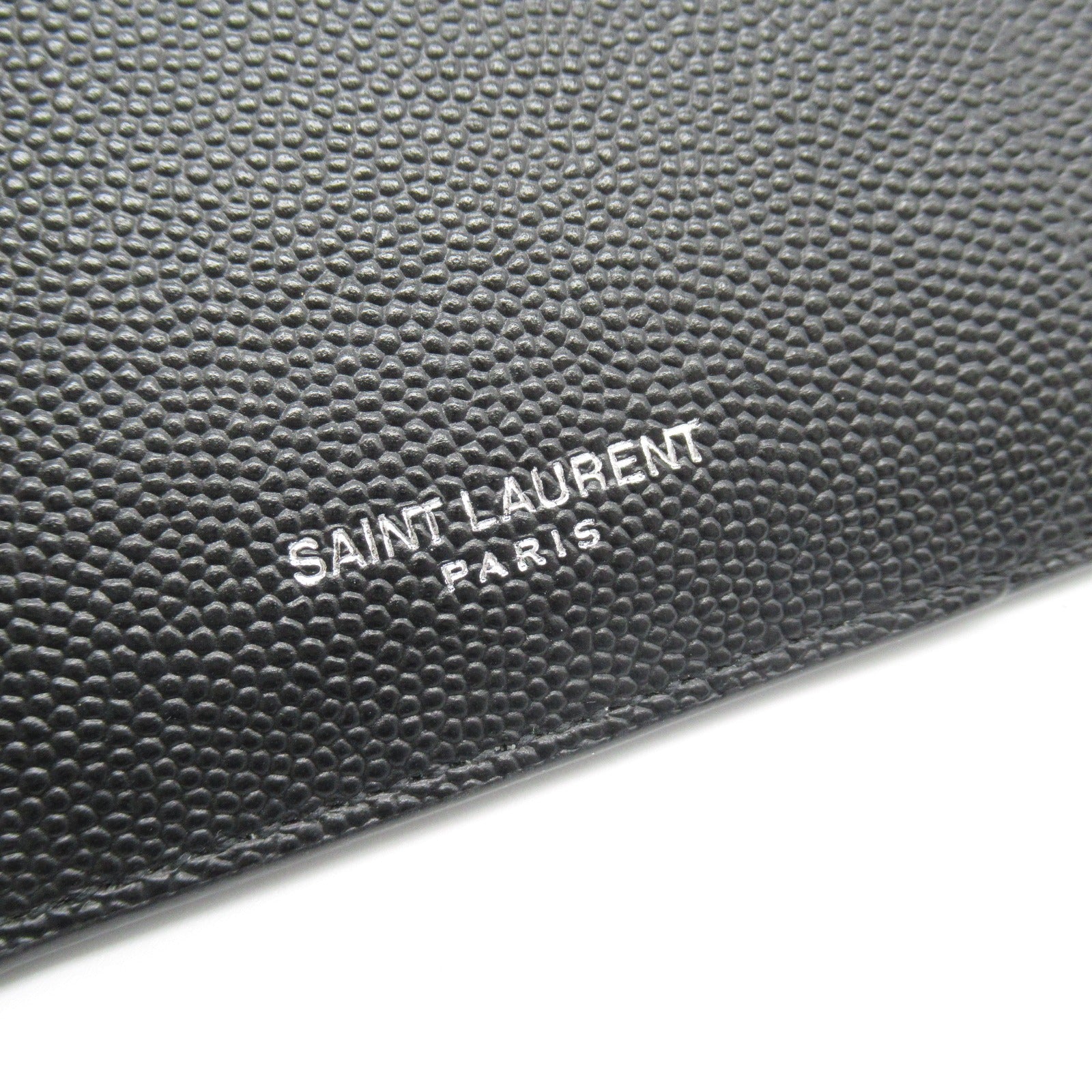 Yves Saint Laurent Leather Coin Card Holder Wallet