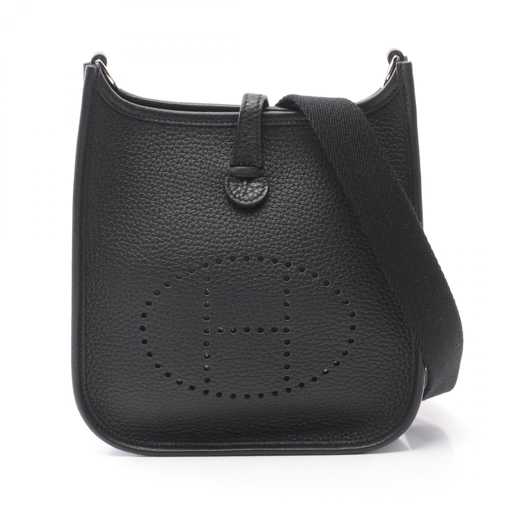 Hermes Evelyne TPM Amazon Shoulder Bag Black