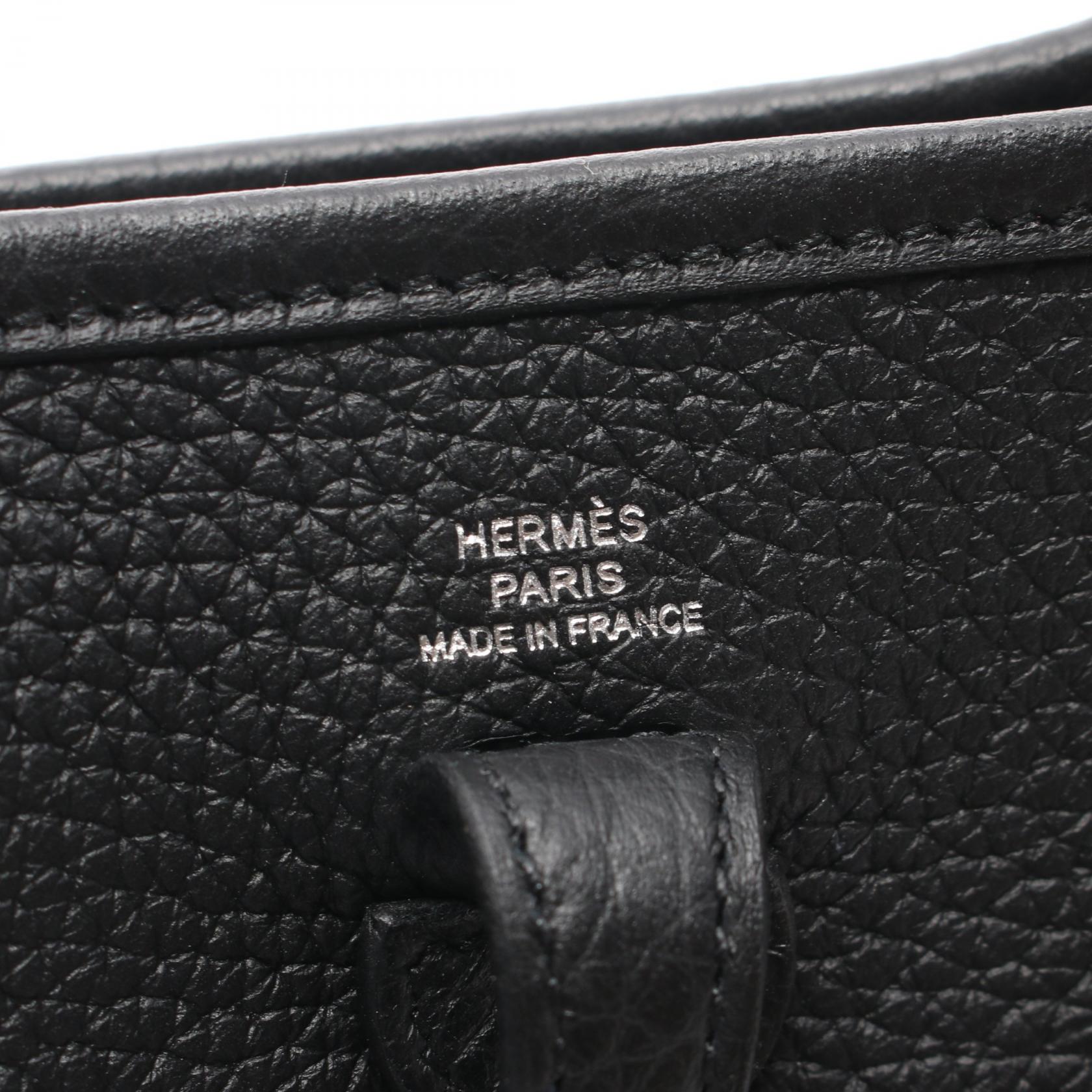 Hermes Evelyne TPM Amazon Shoulder Bag Black