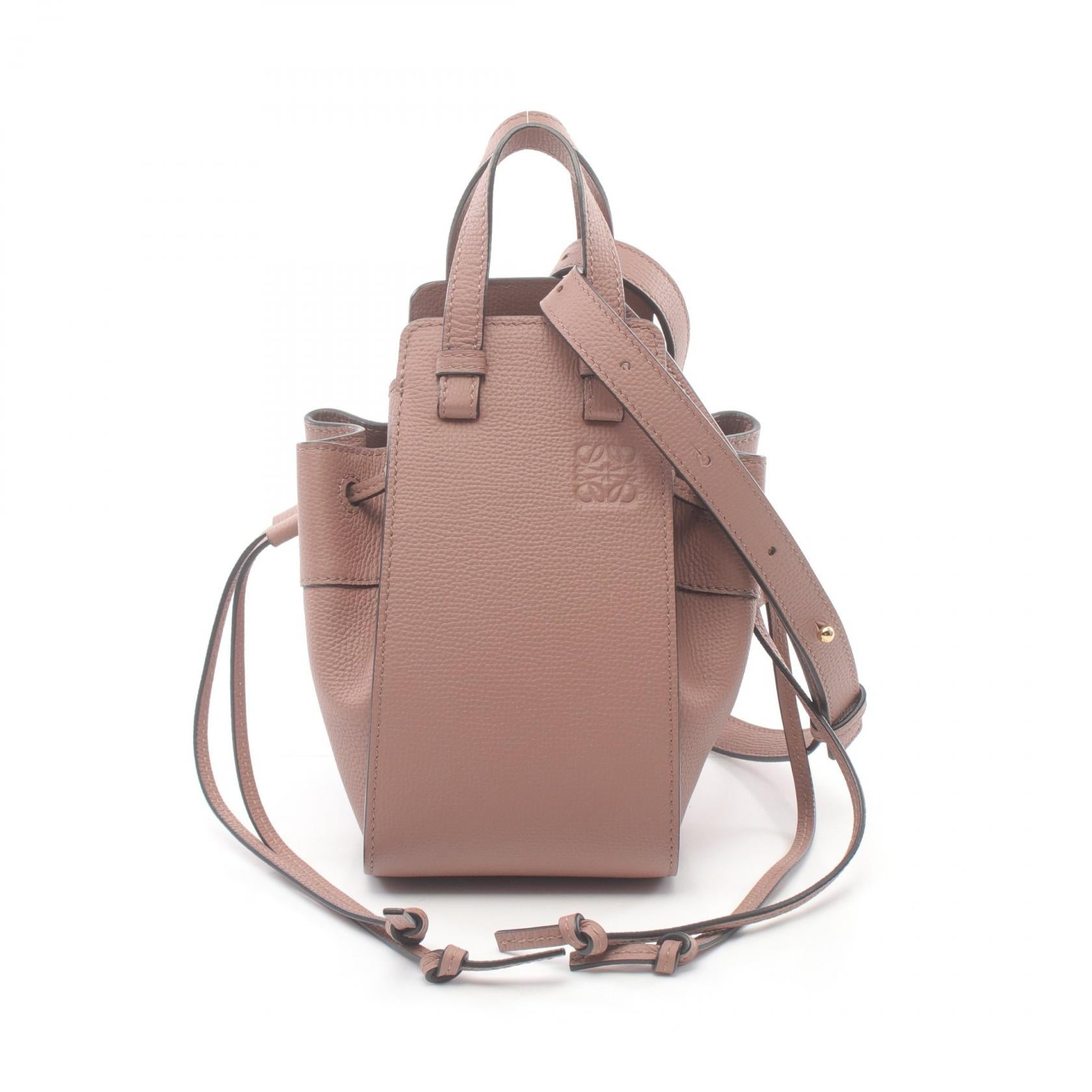 Loewe Leather Hammock Mini Drawstring Handbag