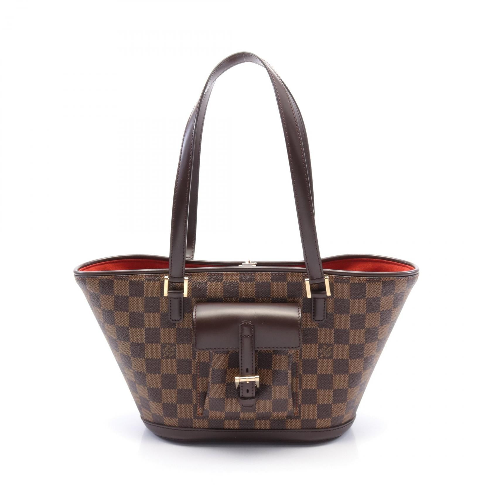 Louis Vuitton Manosque PM Damier Ebene Tote Bag