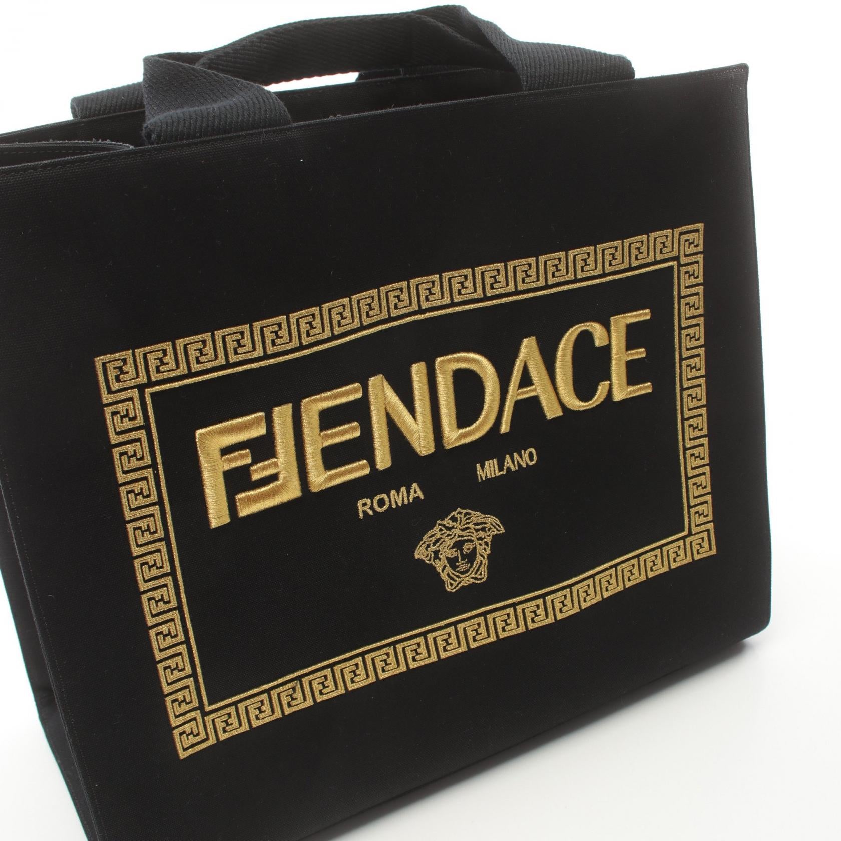 Fendi Fendace Canvas Tote Bag 8BH395