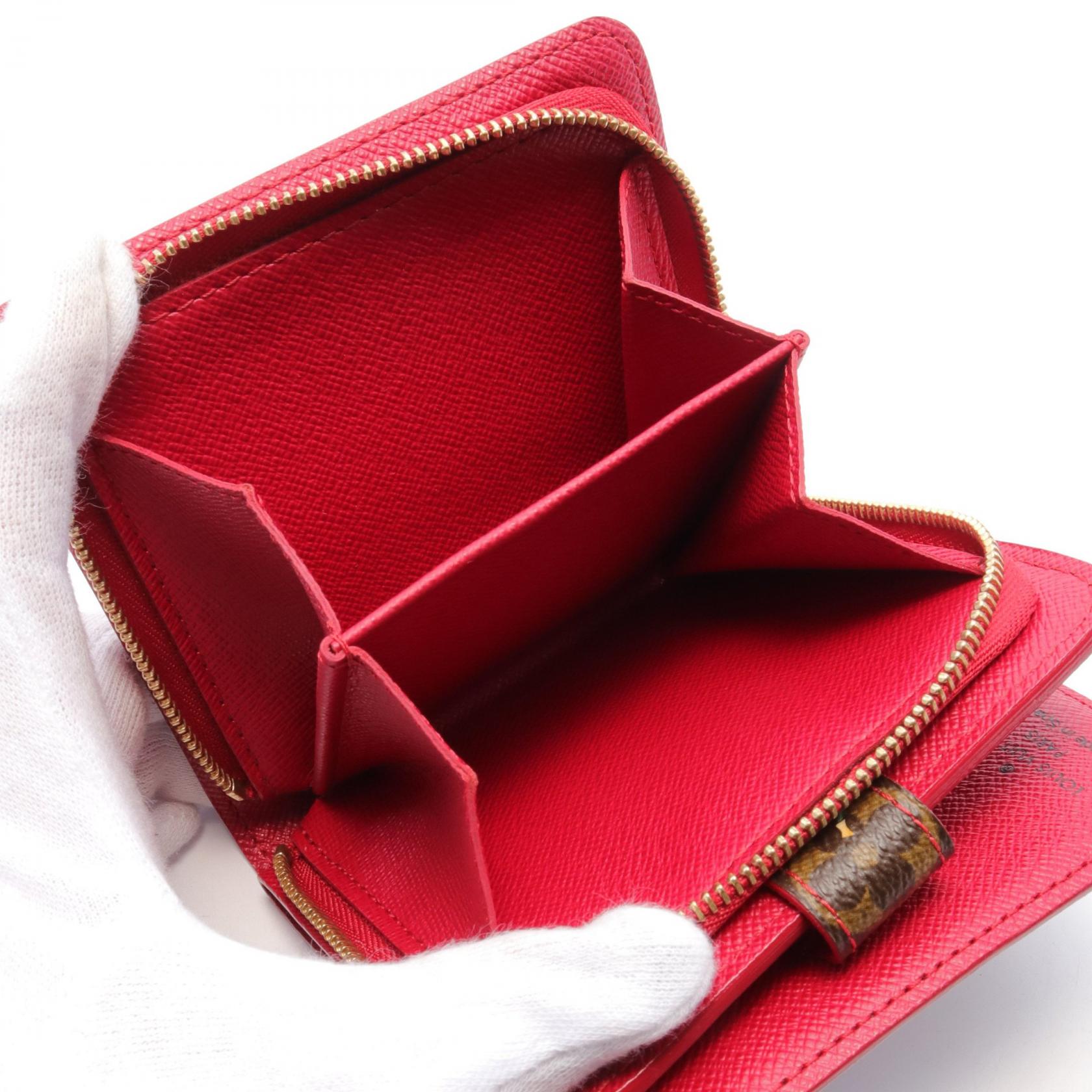 Louis Vuitton Monogram Cherry Compact Zip Wallet