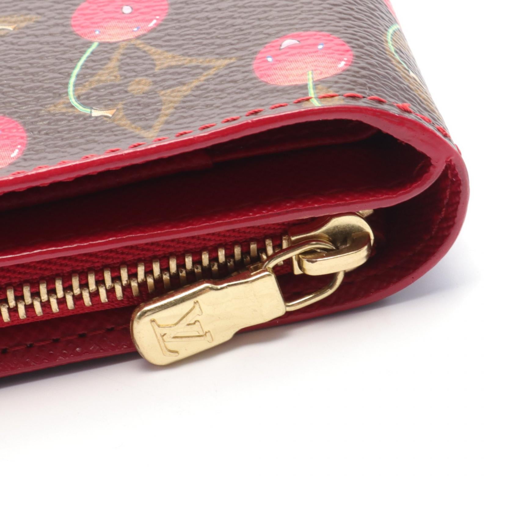 Louis Vuitton Monogram Cherry Compact Zip Wallet