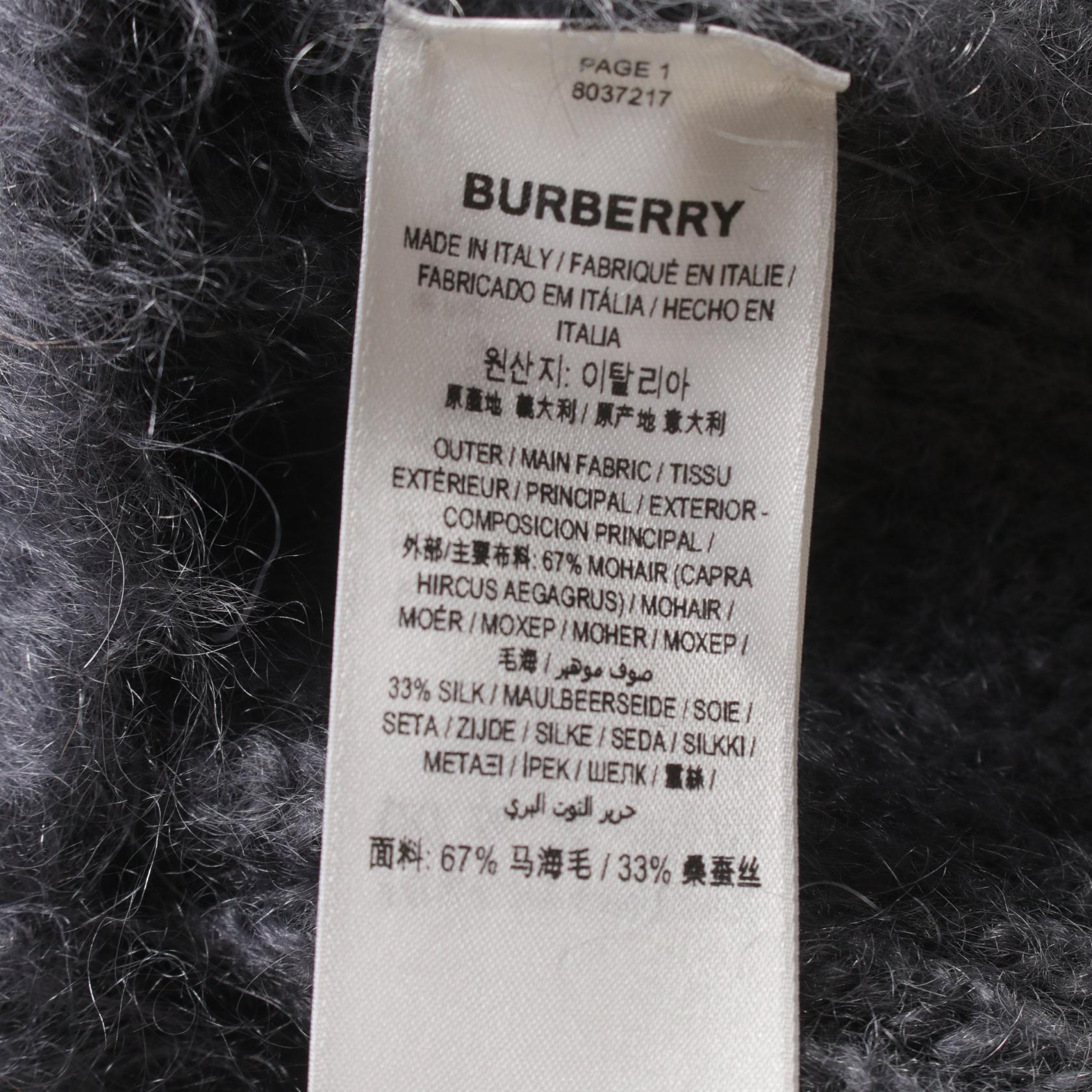 Burberry Silk Mohair Knit Top