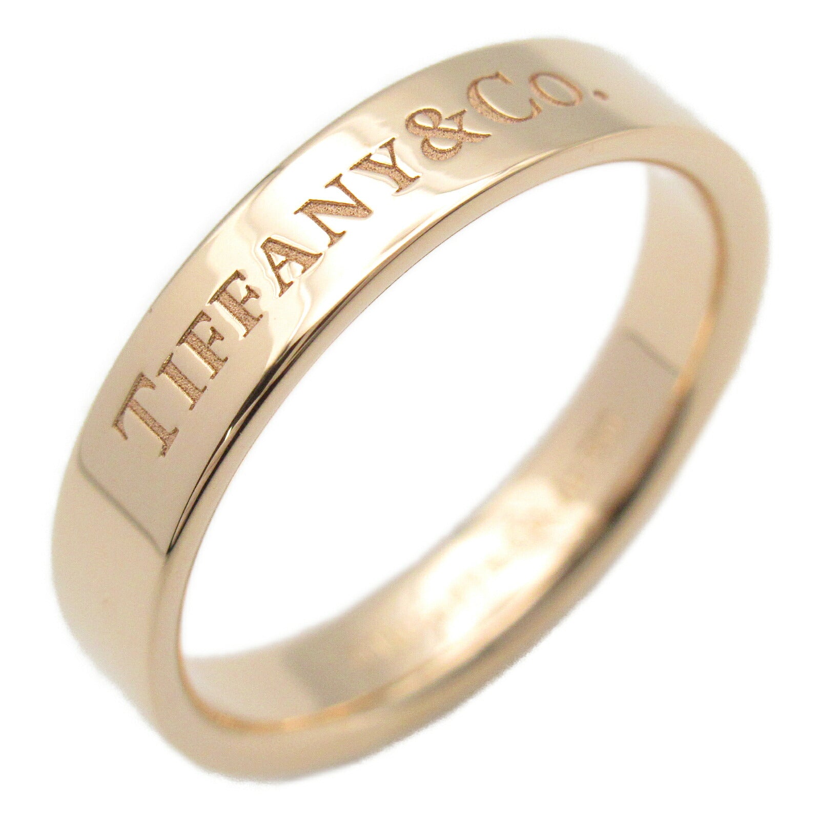 Tiffany & Co K18 Yellow Gold Flat Band Ring