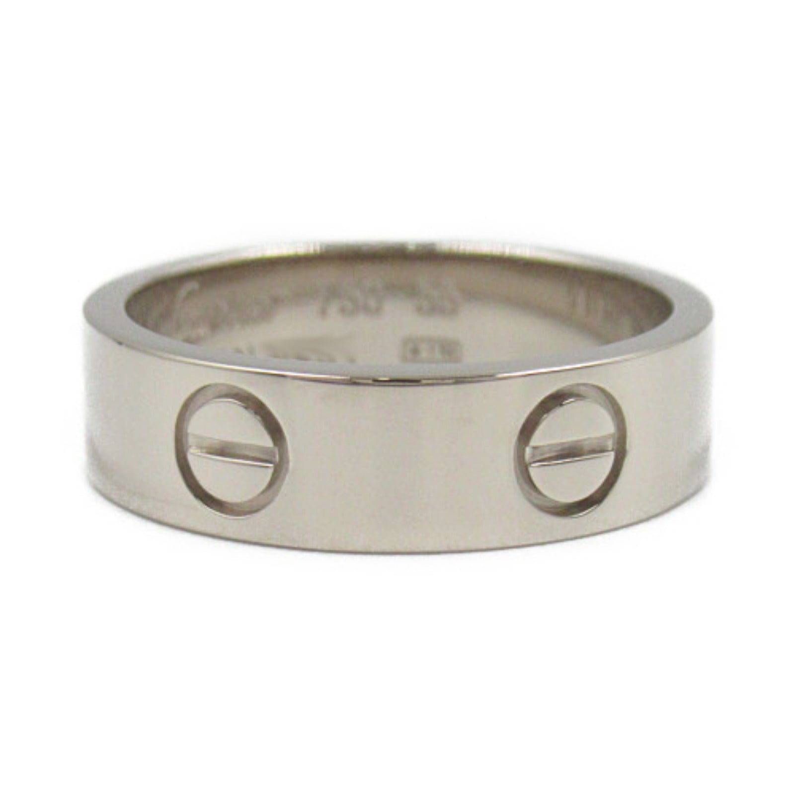 Cartier Love Ring K18WG White Gold B4022655