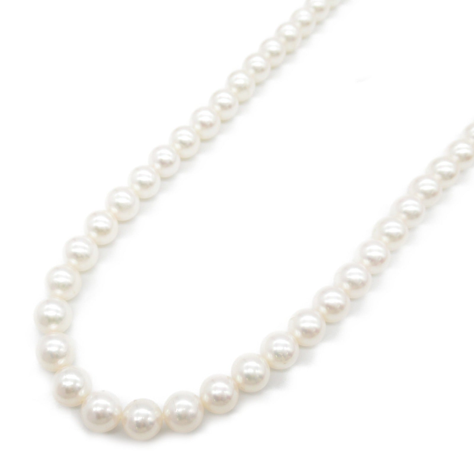 Tasaki Akoya Pearl Silver Necklace